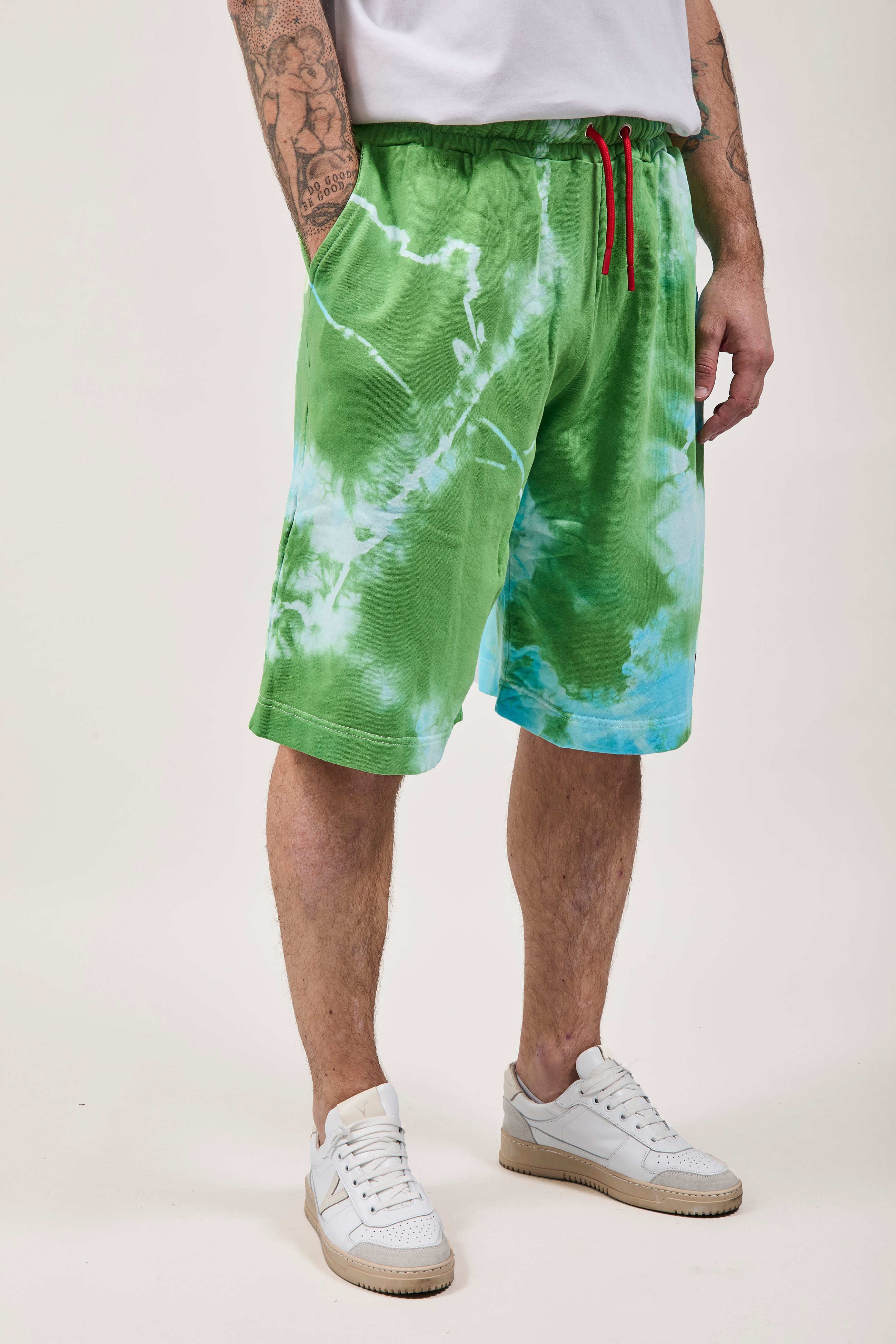 Bermuda Berna Baggy Tie Dye Verde