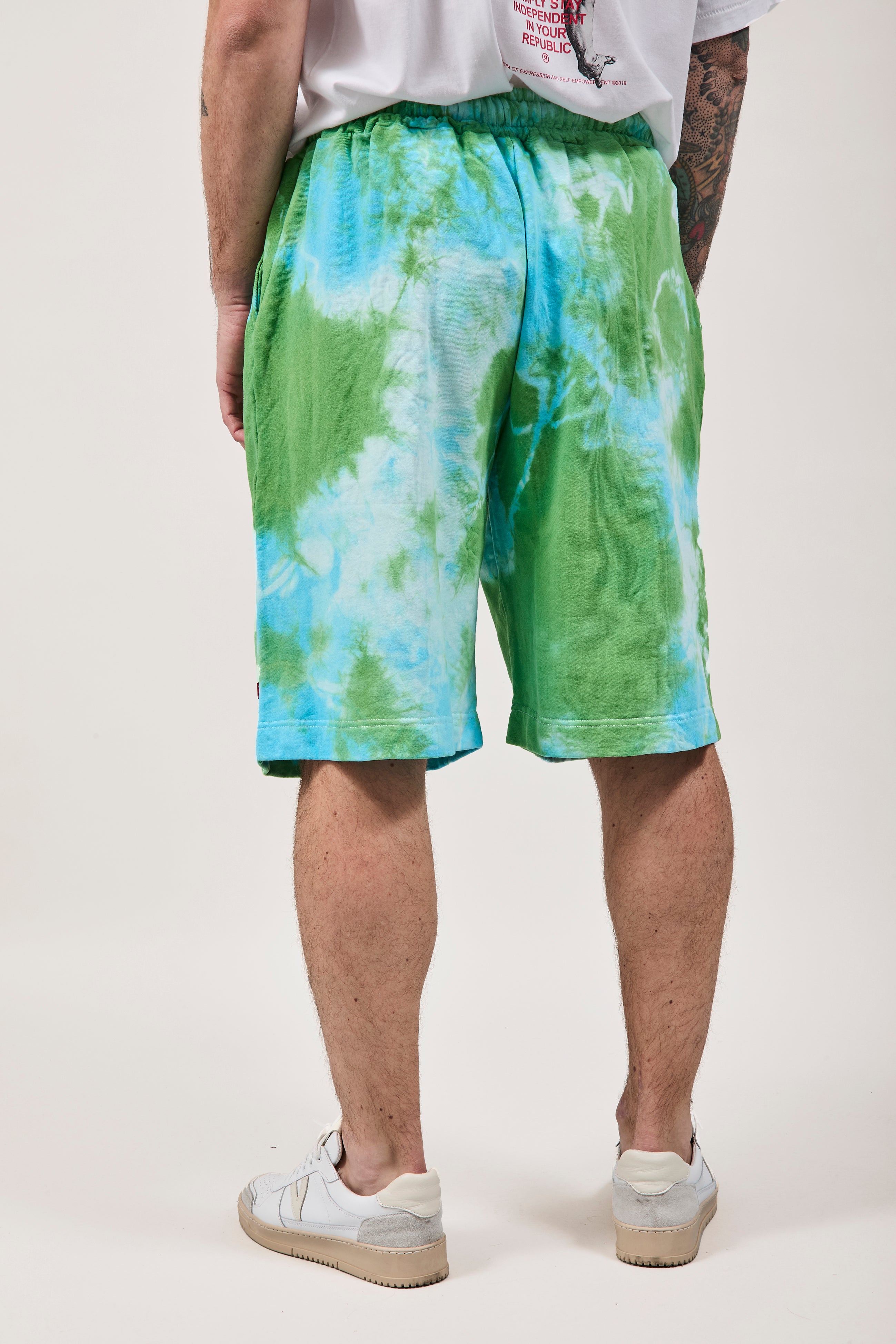 Bermuda Berna Baggy Tie Dye Verde