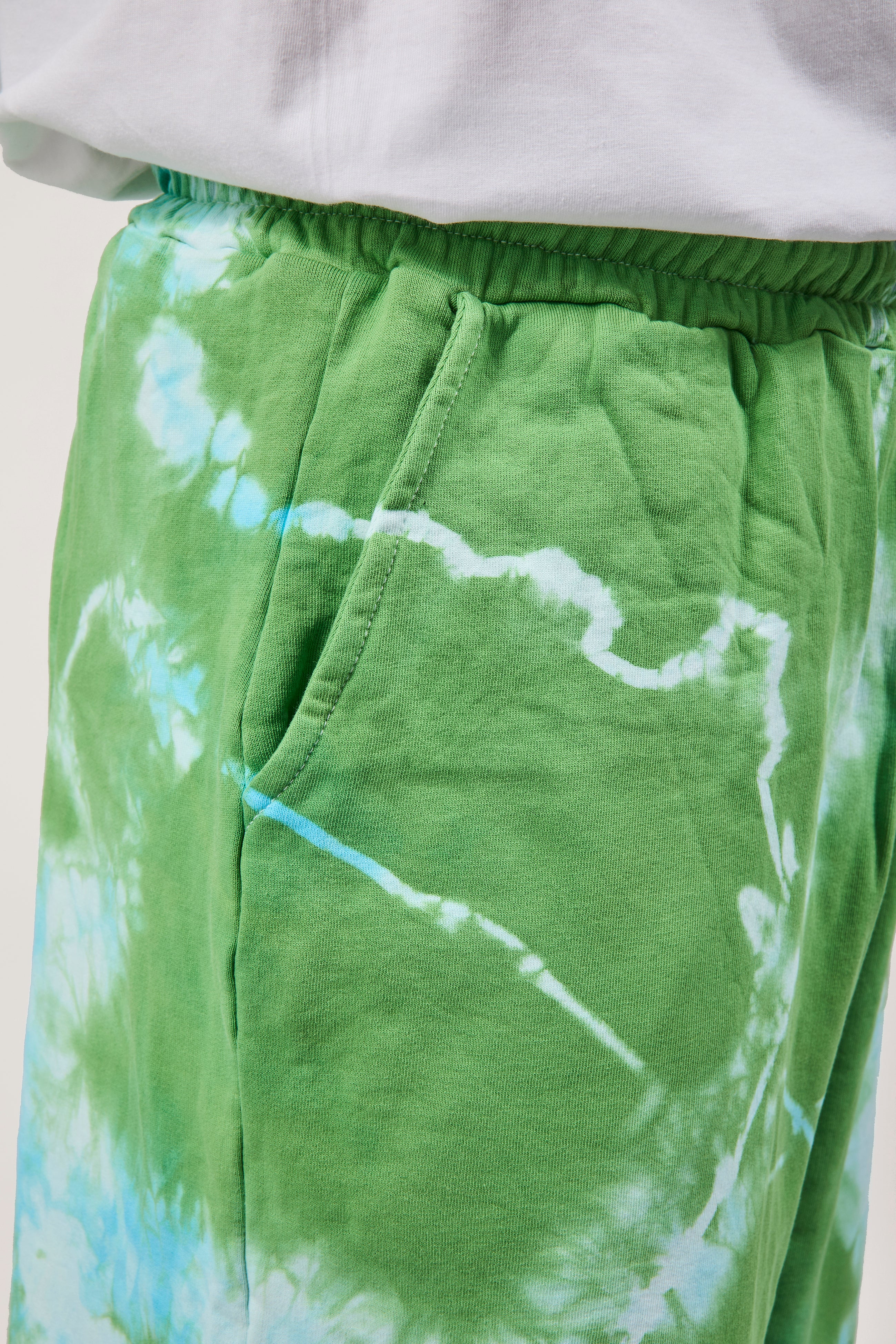 Bermuda Berna Baggy Tie Dye Verde