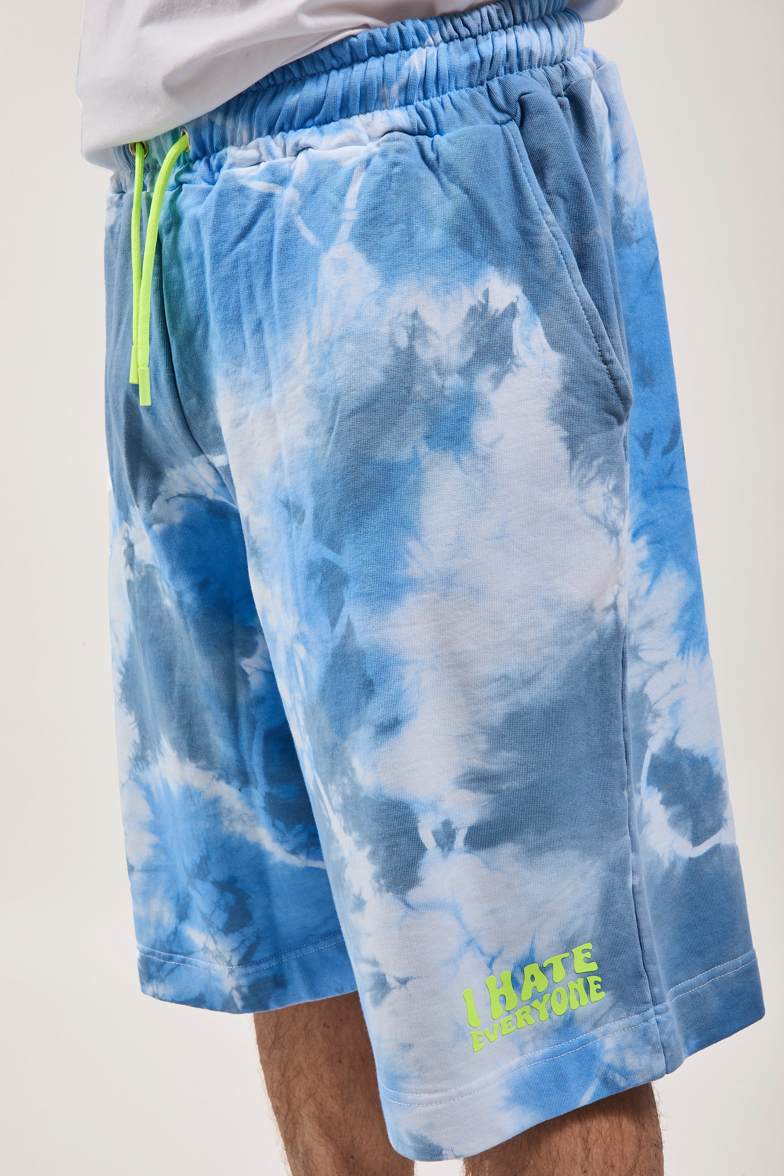 Bermuda Berna Baggy Tie Dye Celeste