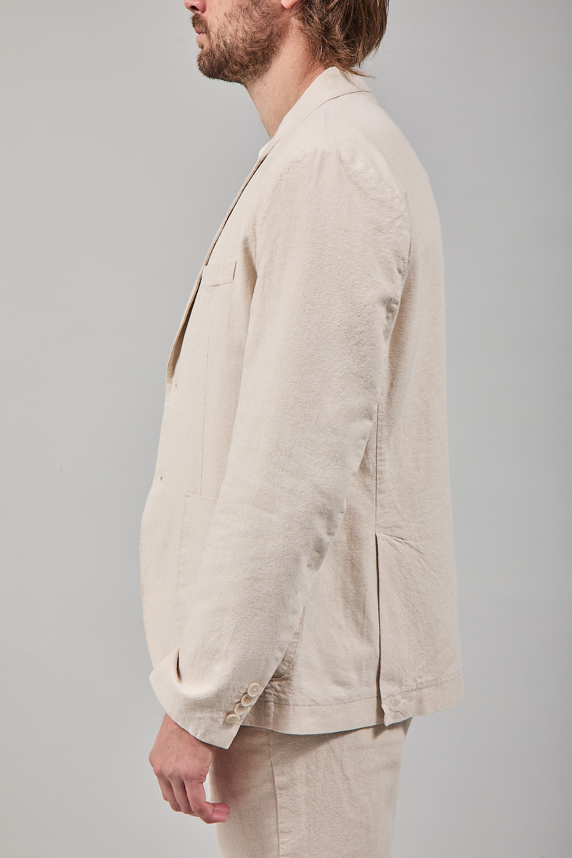 Giacca Hamaki-ho Lino Beige 1839