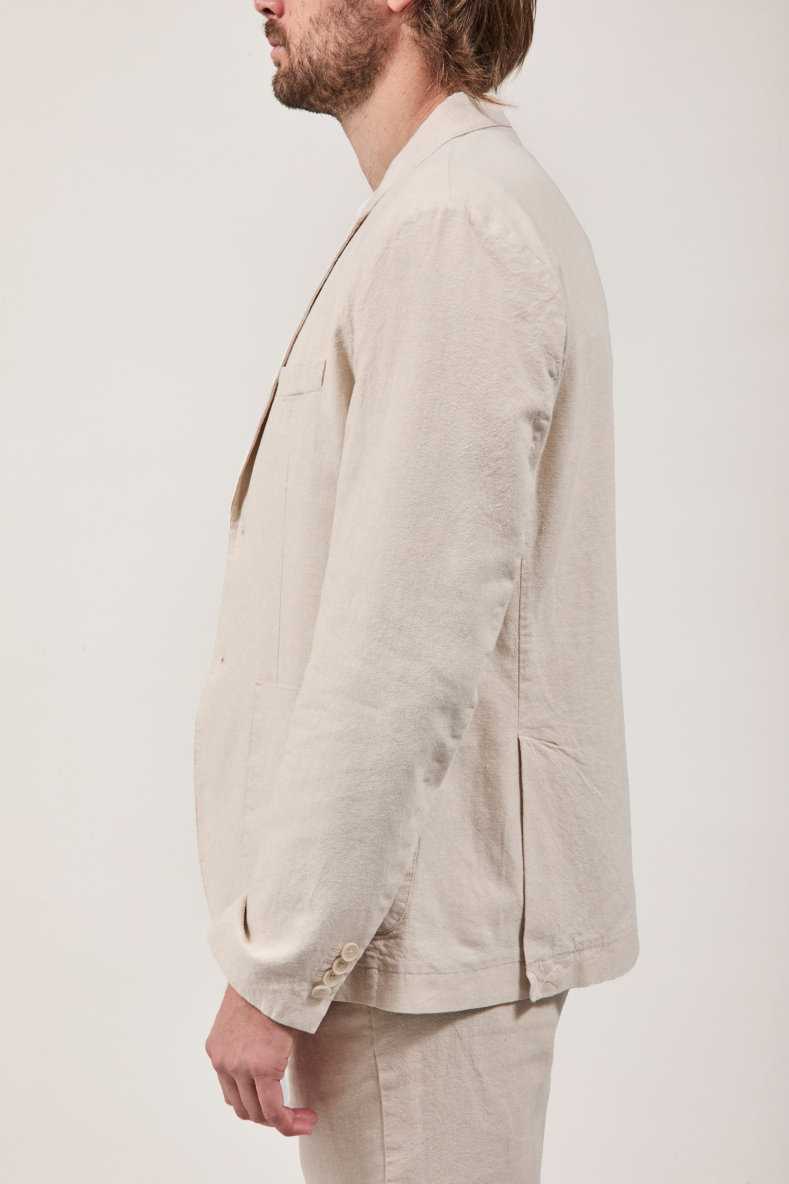 Giacca Hamaki-ho Lino Beige 1839