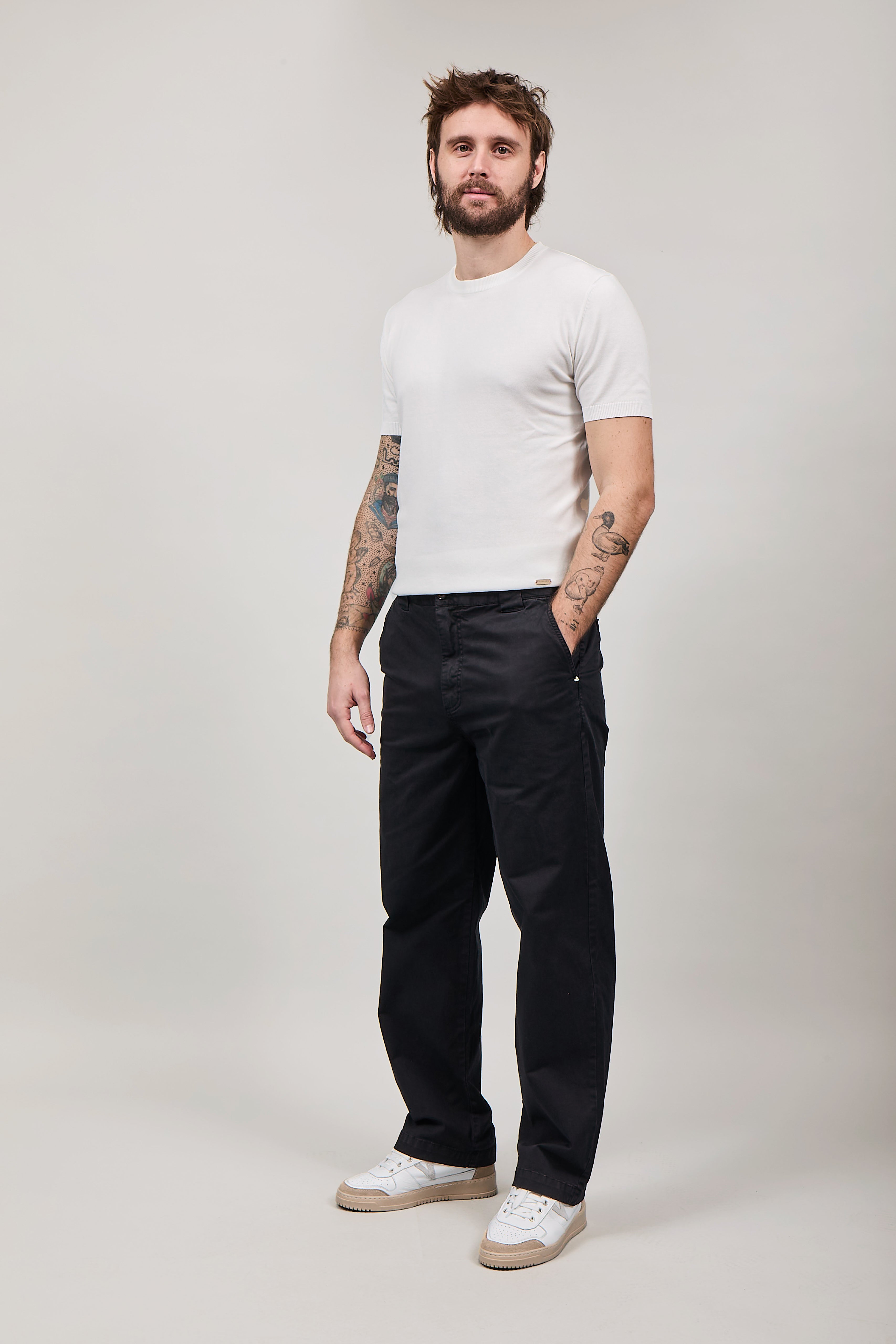 Pantalone Berna Nero 2612