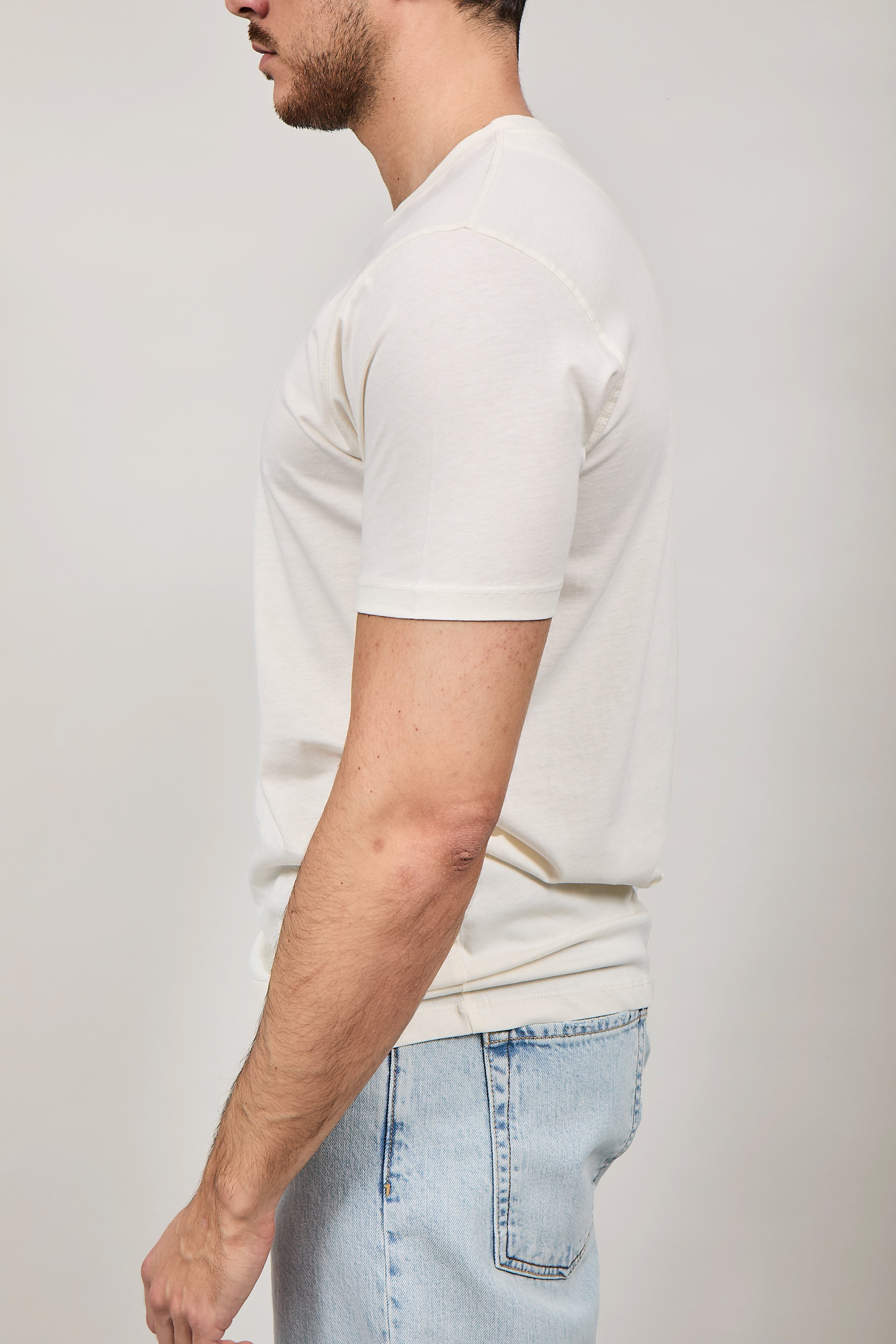 T-shirt Over-d T03 Panna