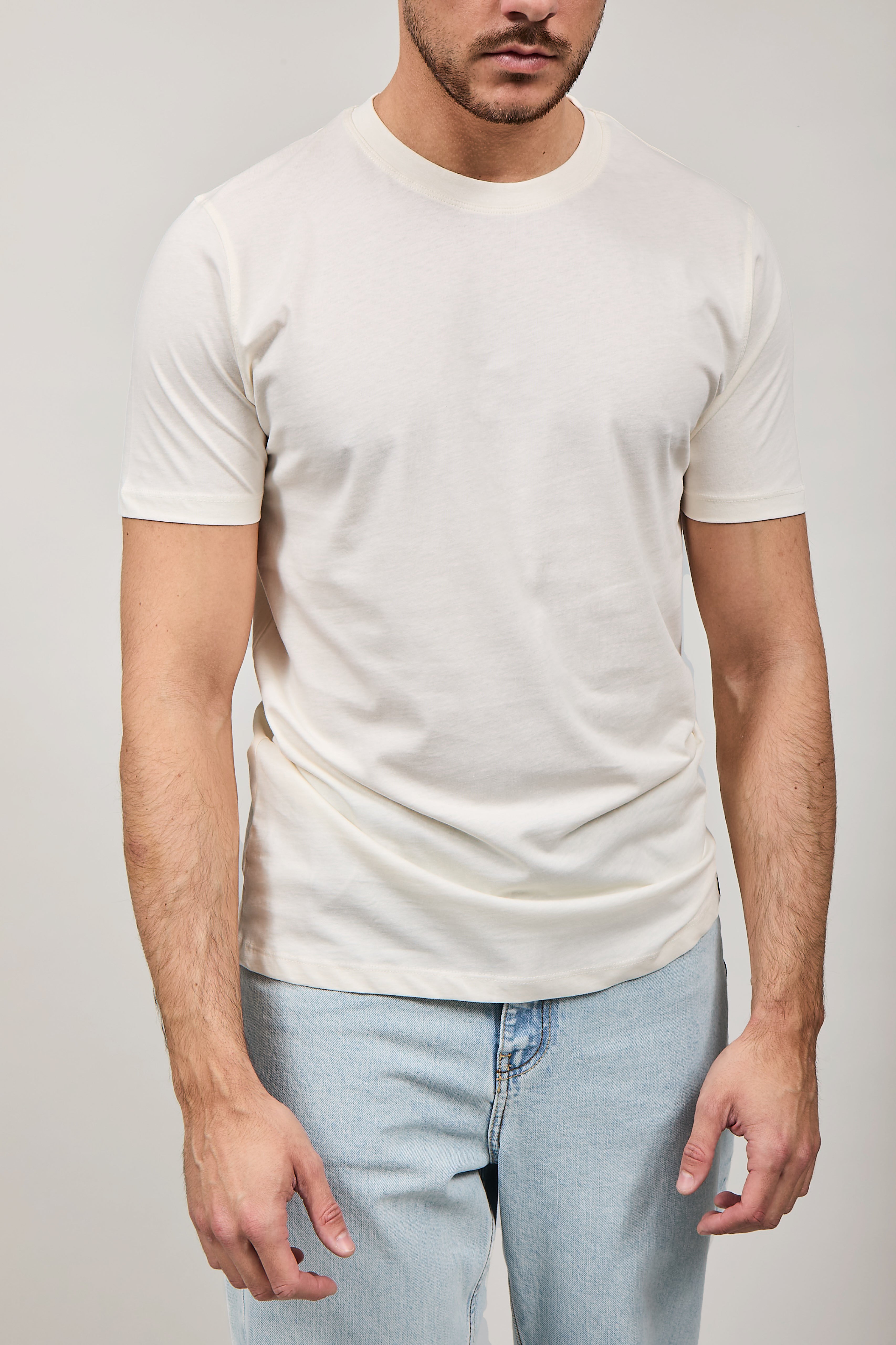 T-shirt Over-d T03 Panna