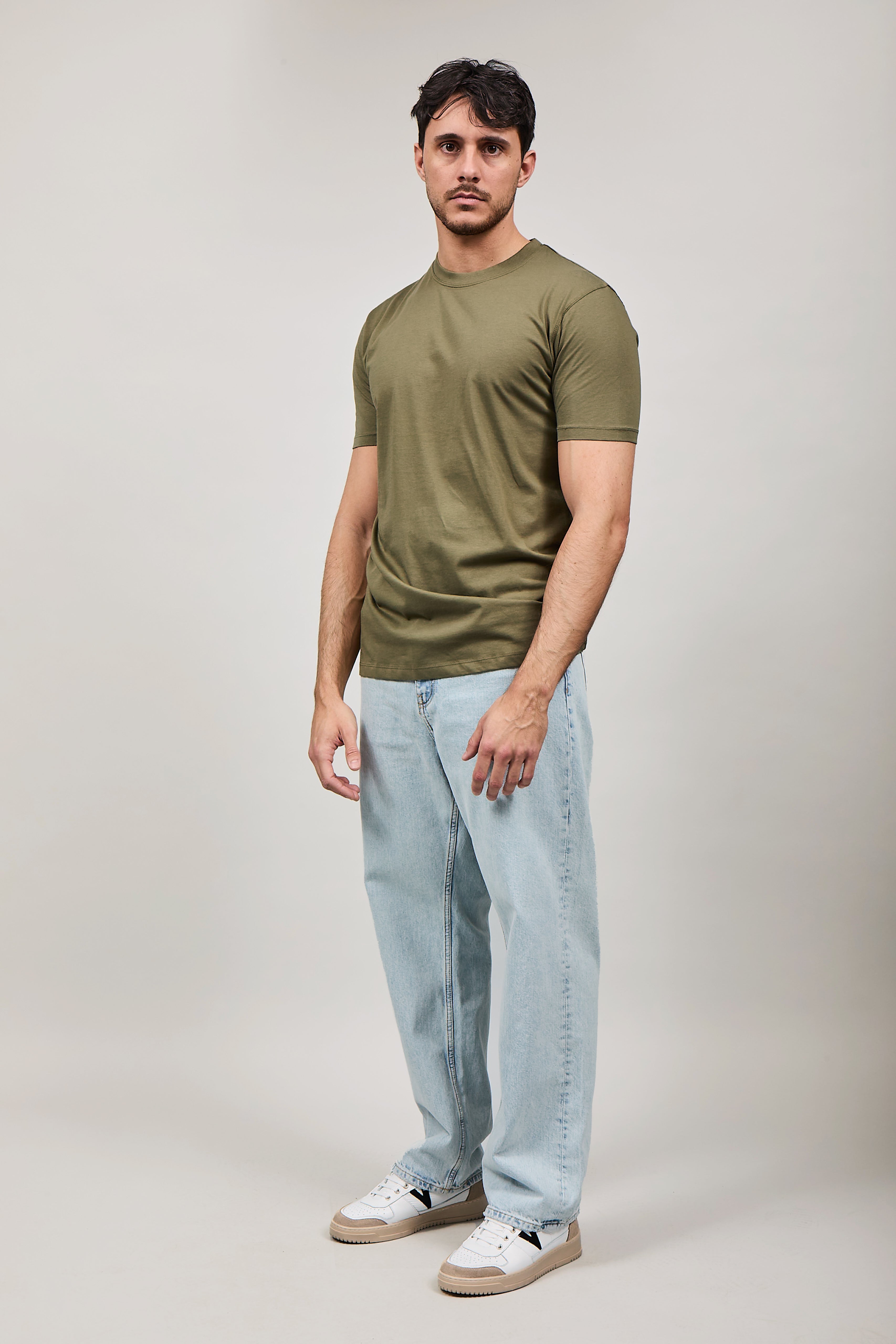 T-shirt Over-d T03 Militare