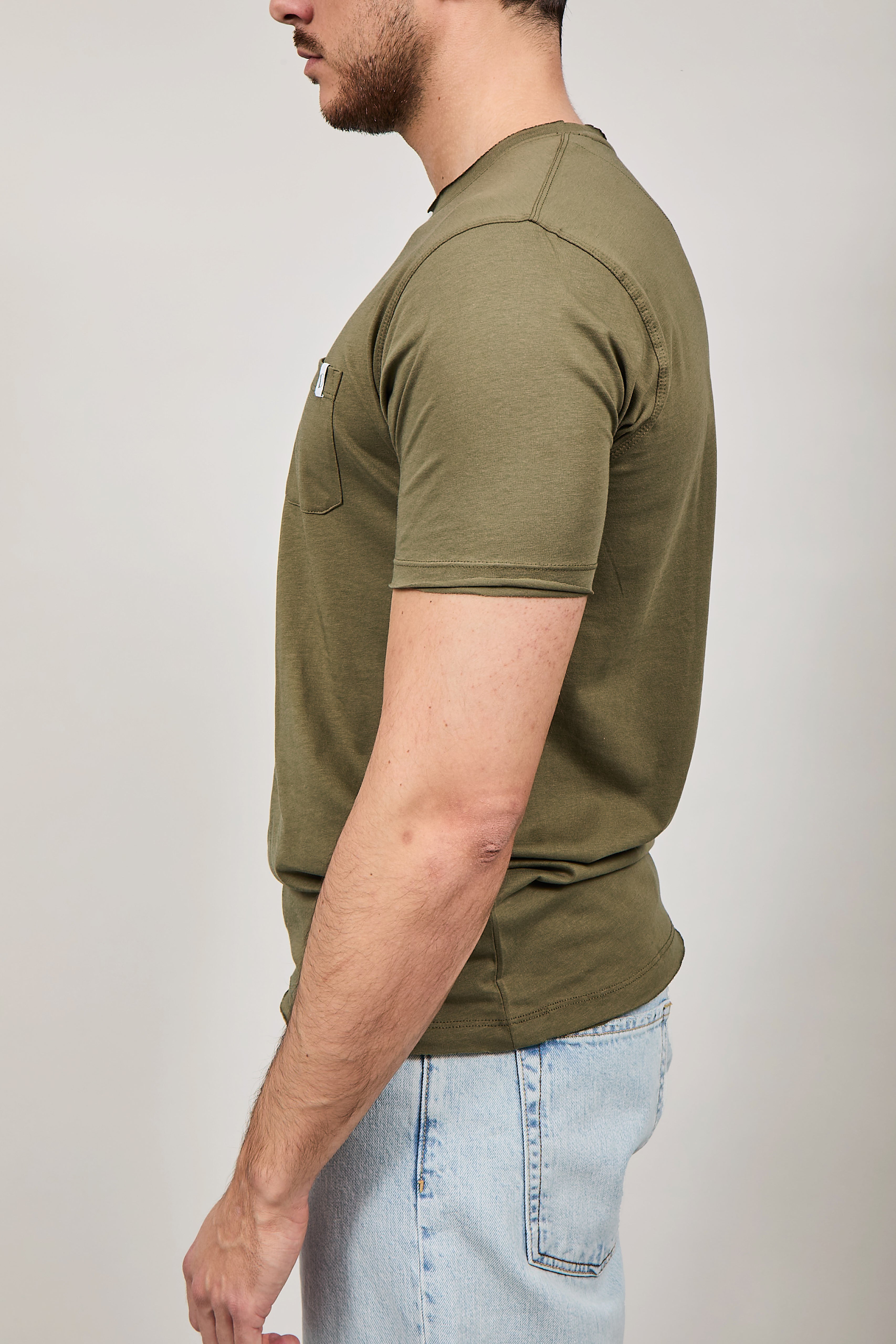 T-shirt Over-d T02 Militare