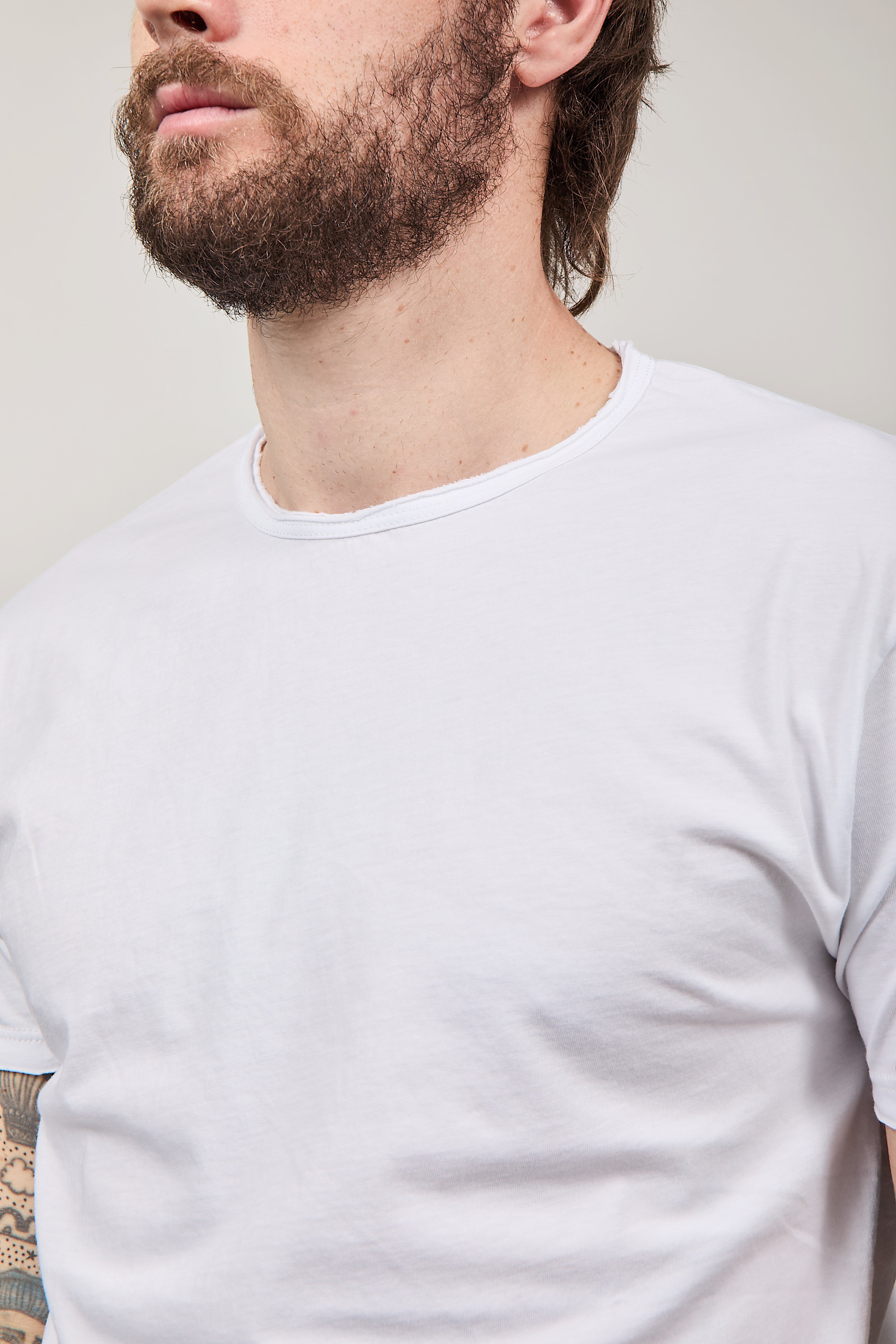 T-shirt basica Block Eleven Bianca