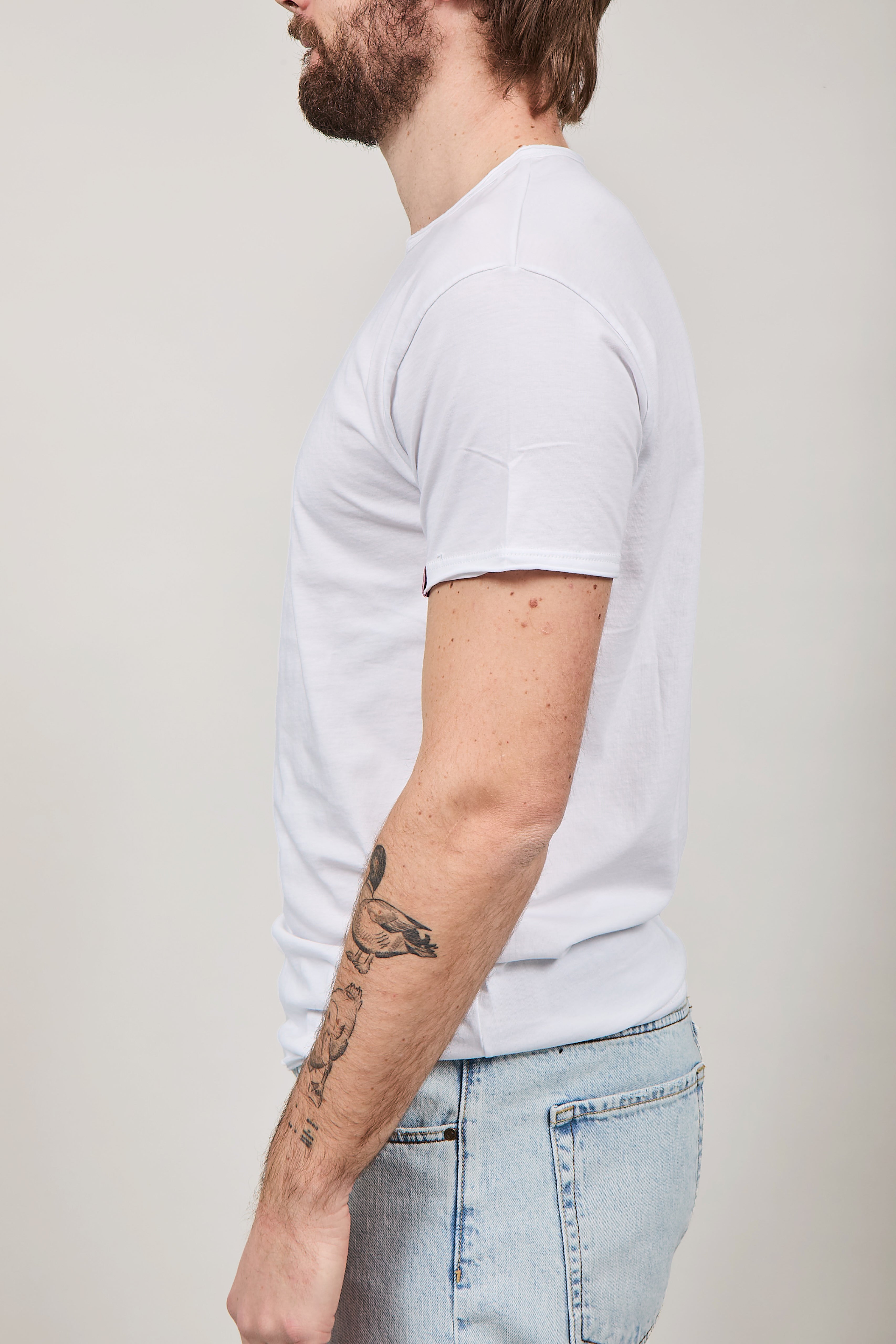 T-shirt basica Block Eleven Bianca