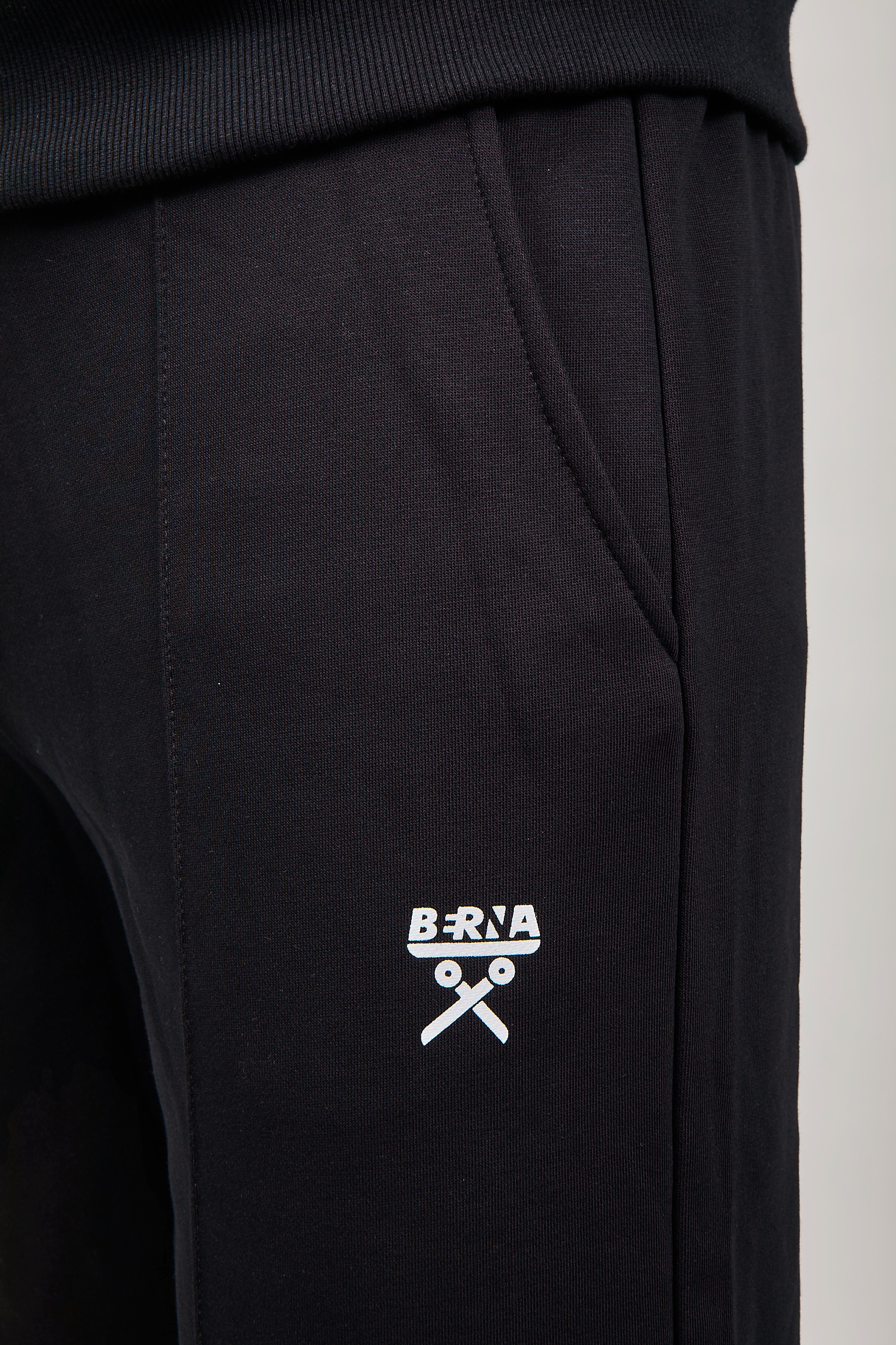 Pantalone Berna Felpa Palazzo Nero 056