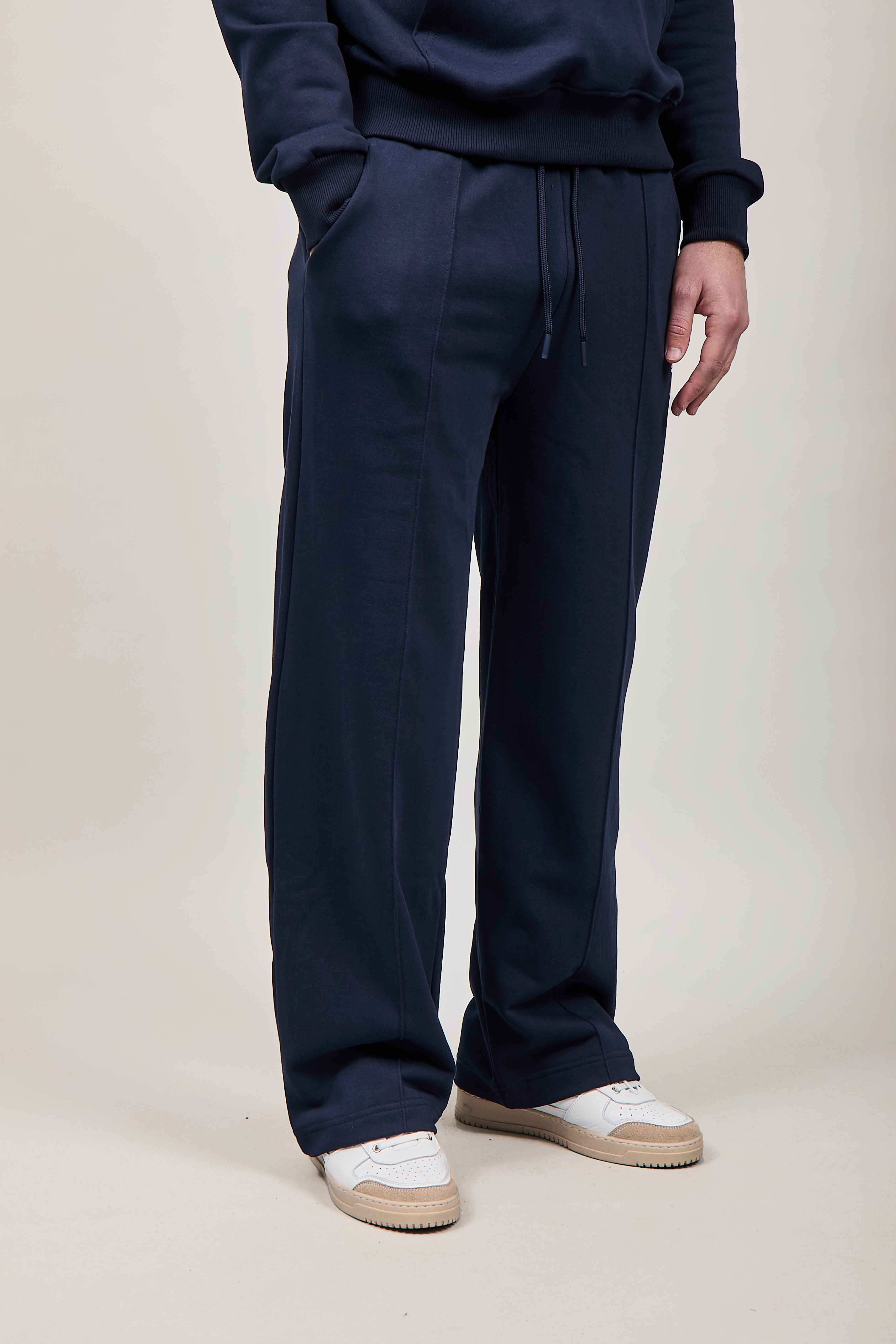 Pantalone Berna Felpa Palazzo Blu 056