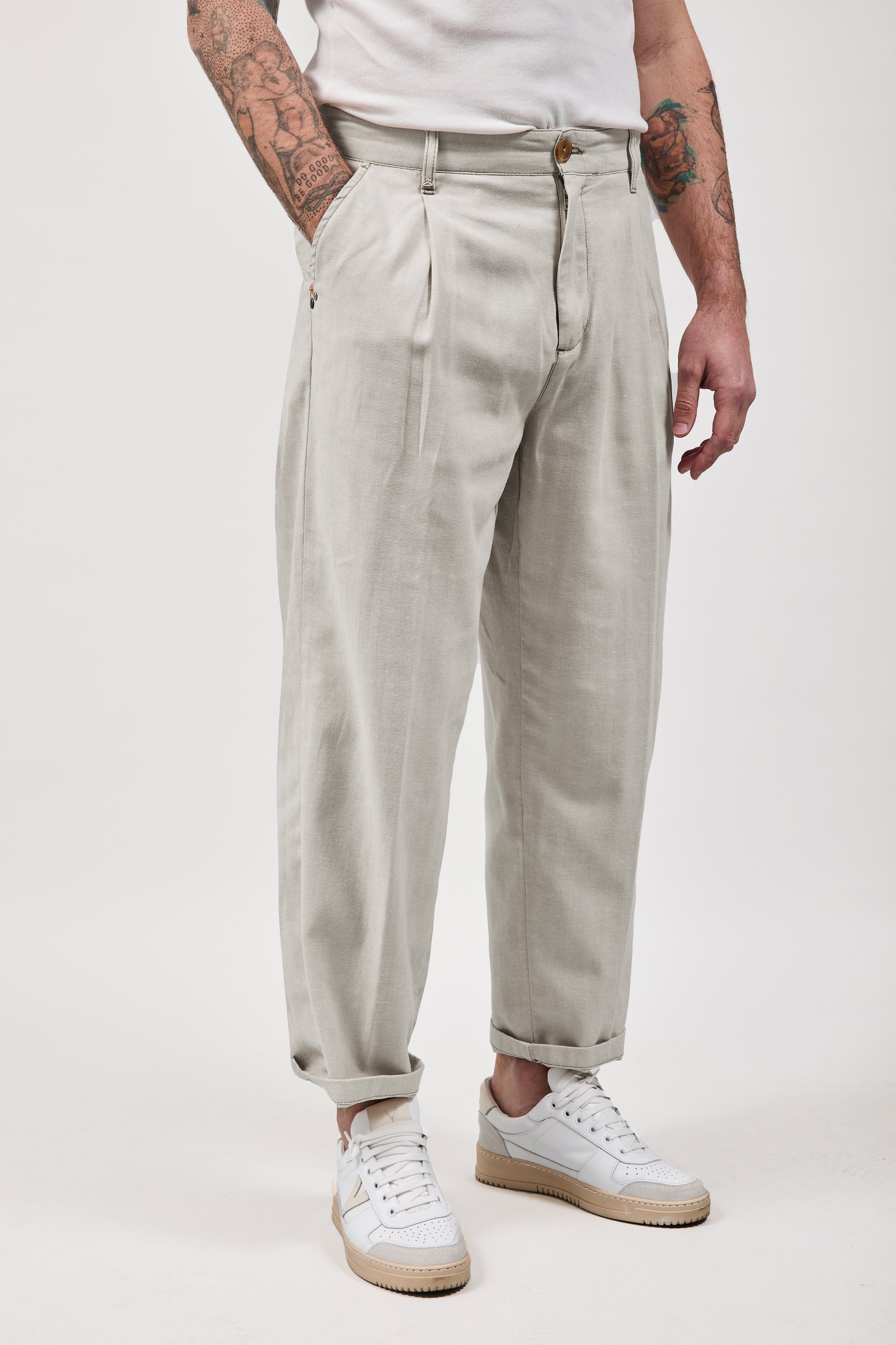 Pantalone Berna Resca Beige