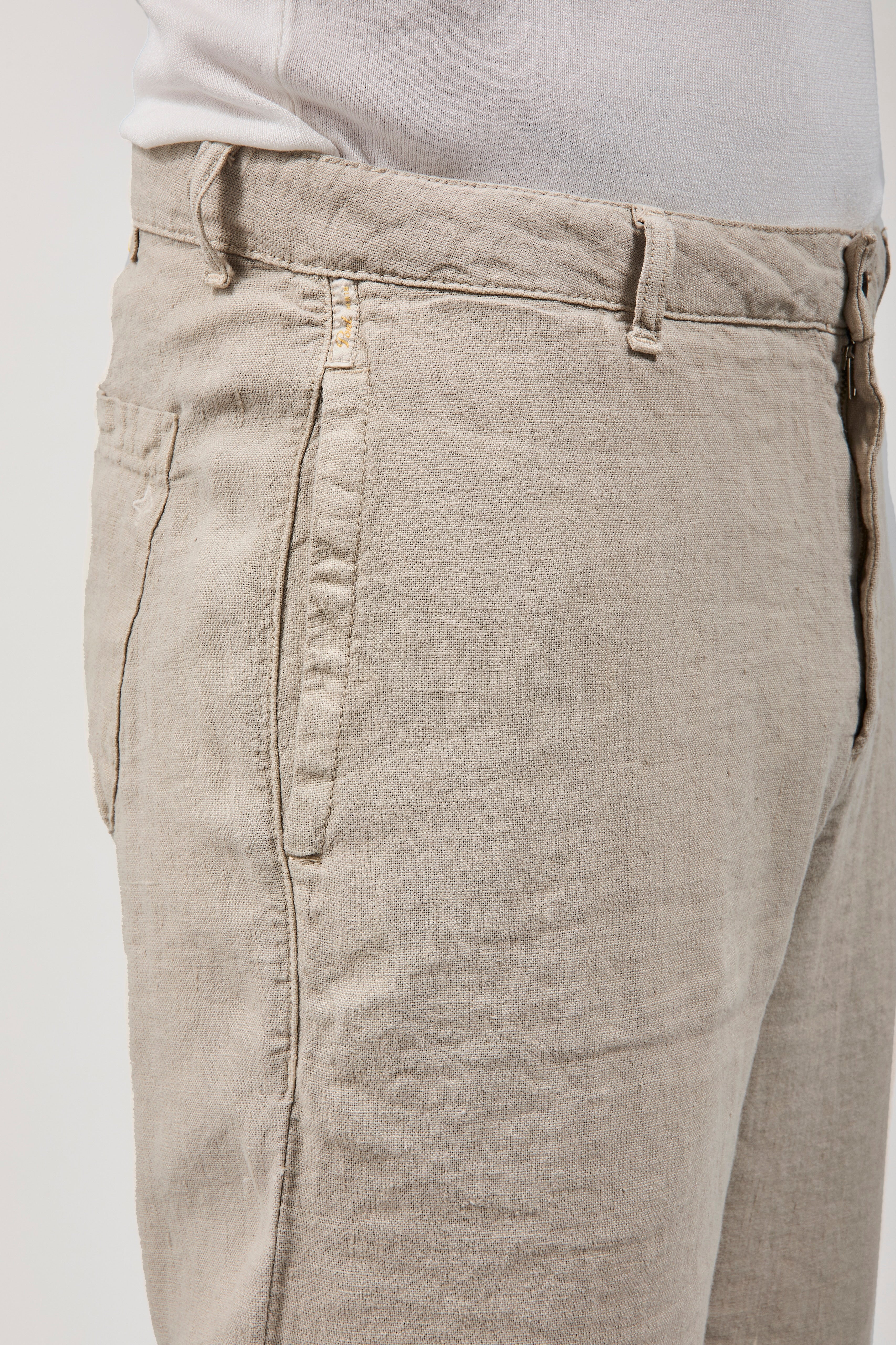 Pantalone Pont Lino Maputo Sabbia