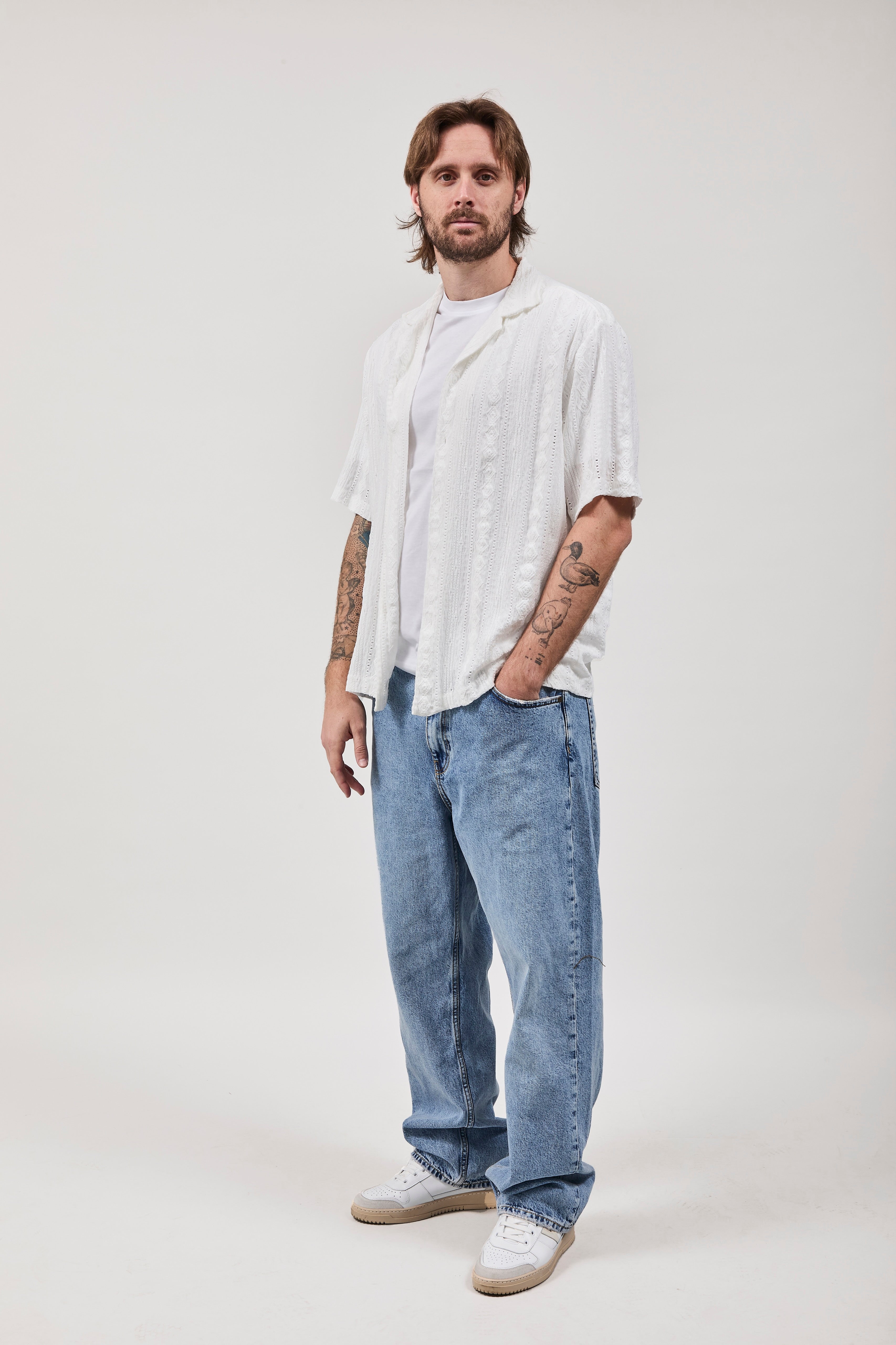 Camicia Imperial Sangallo Bianca