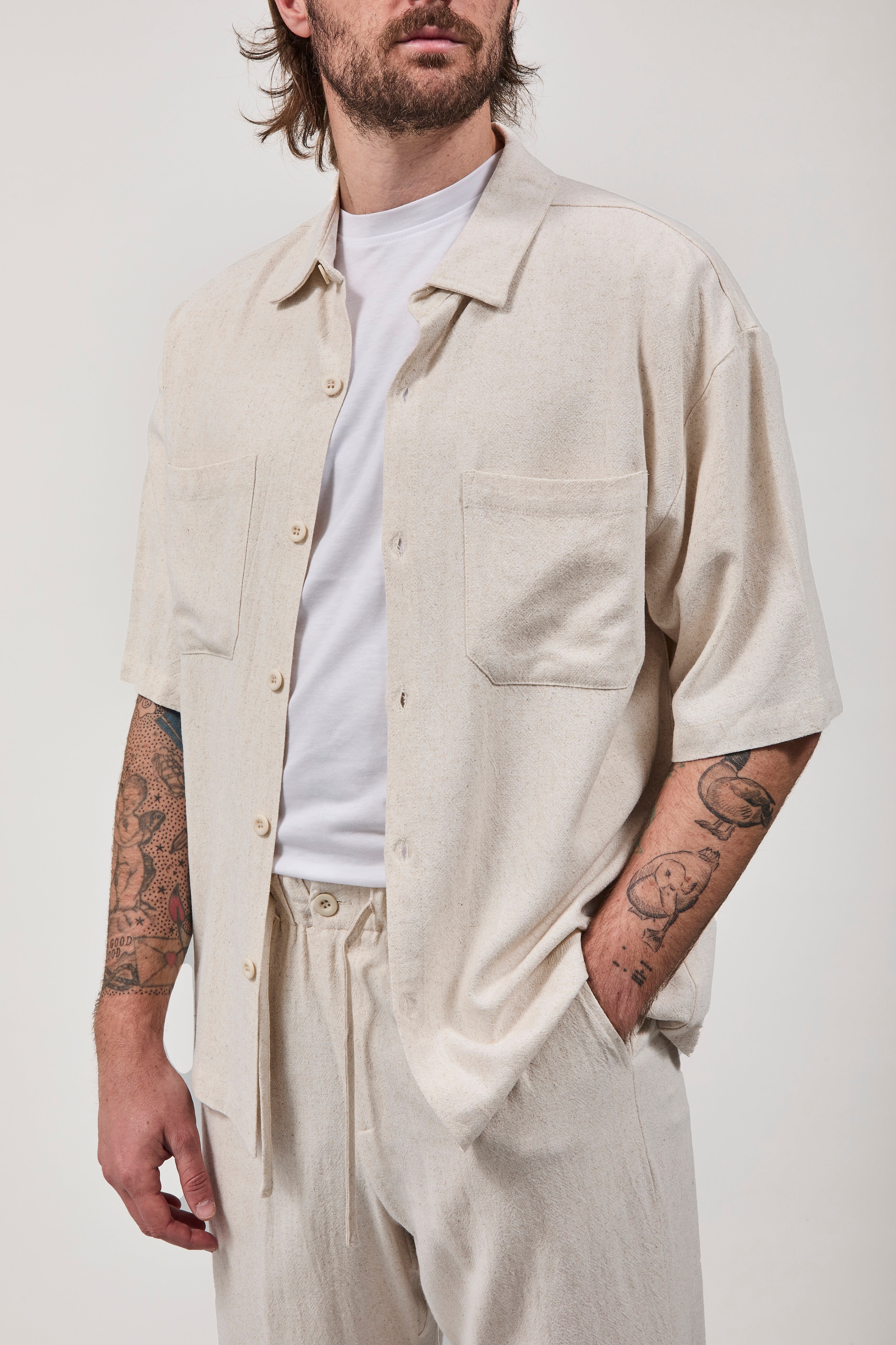 Camicia Imperial Ecrù Sara