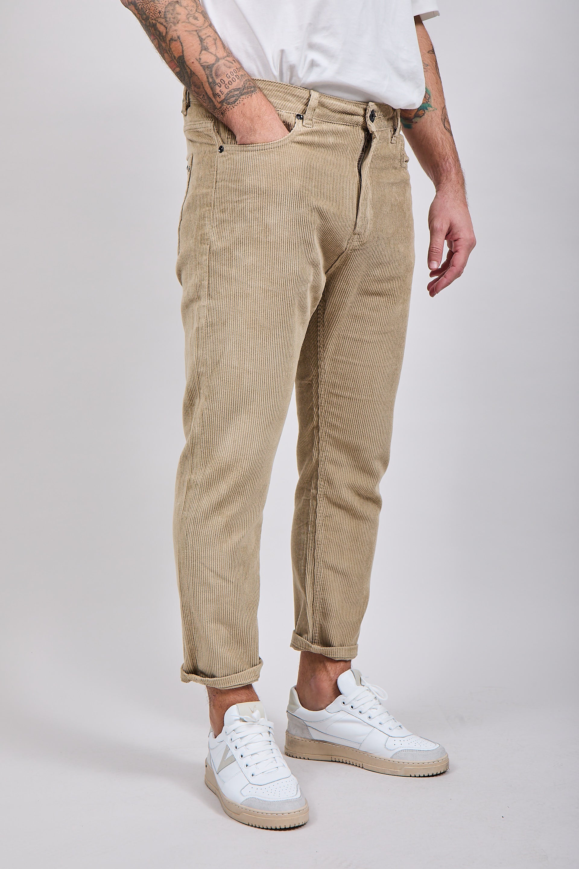 Pantalone Gianni Lupo Velluto Cammello 6227