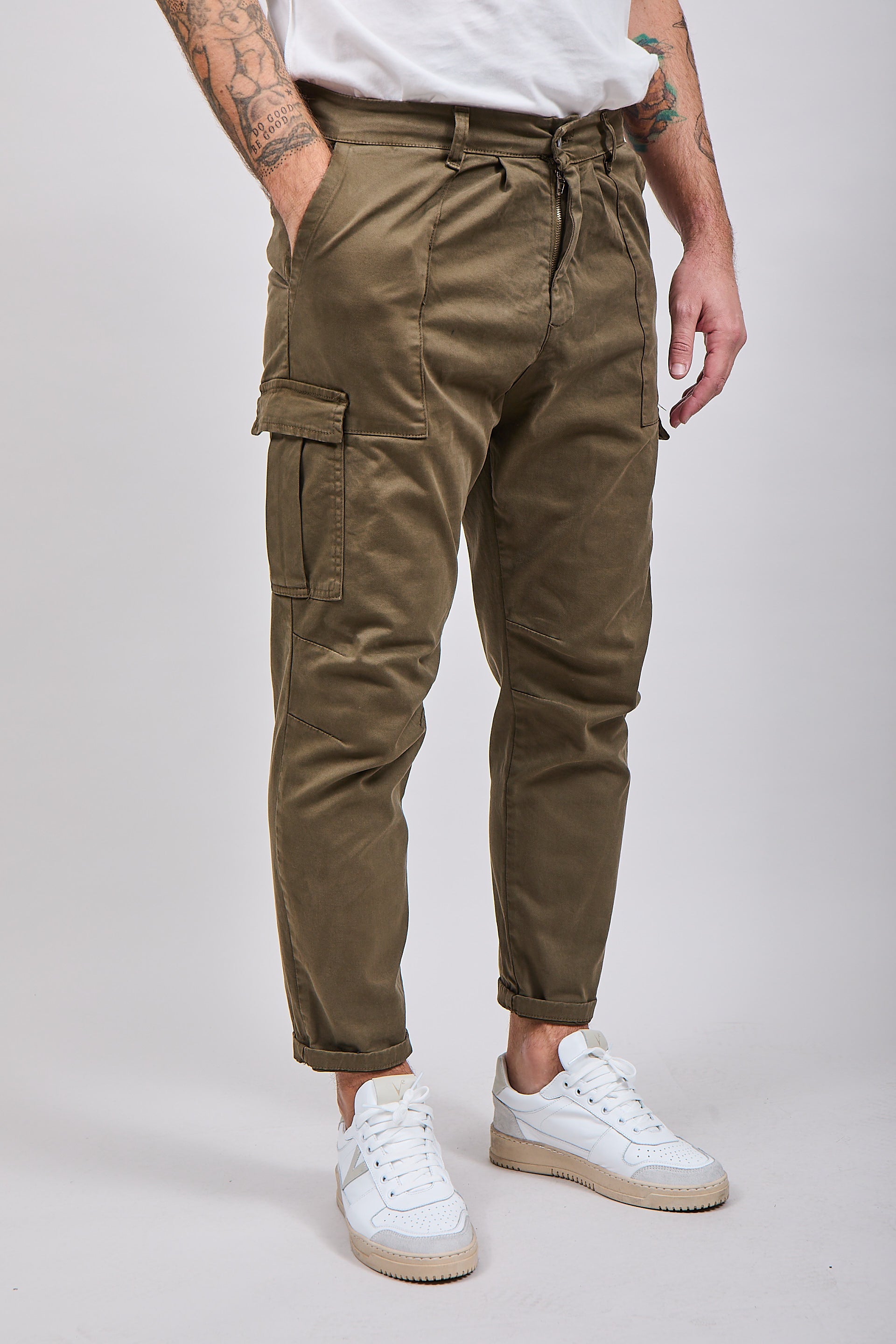 Pantalone Over-d Cargo Militare P40