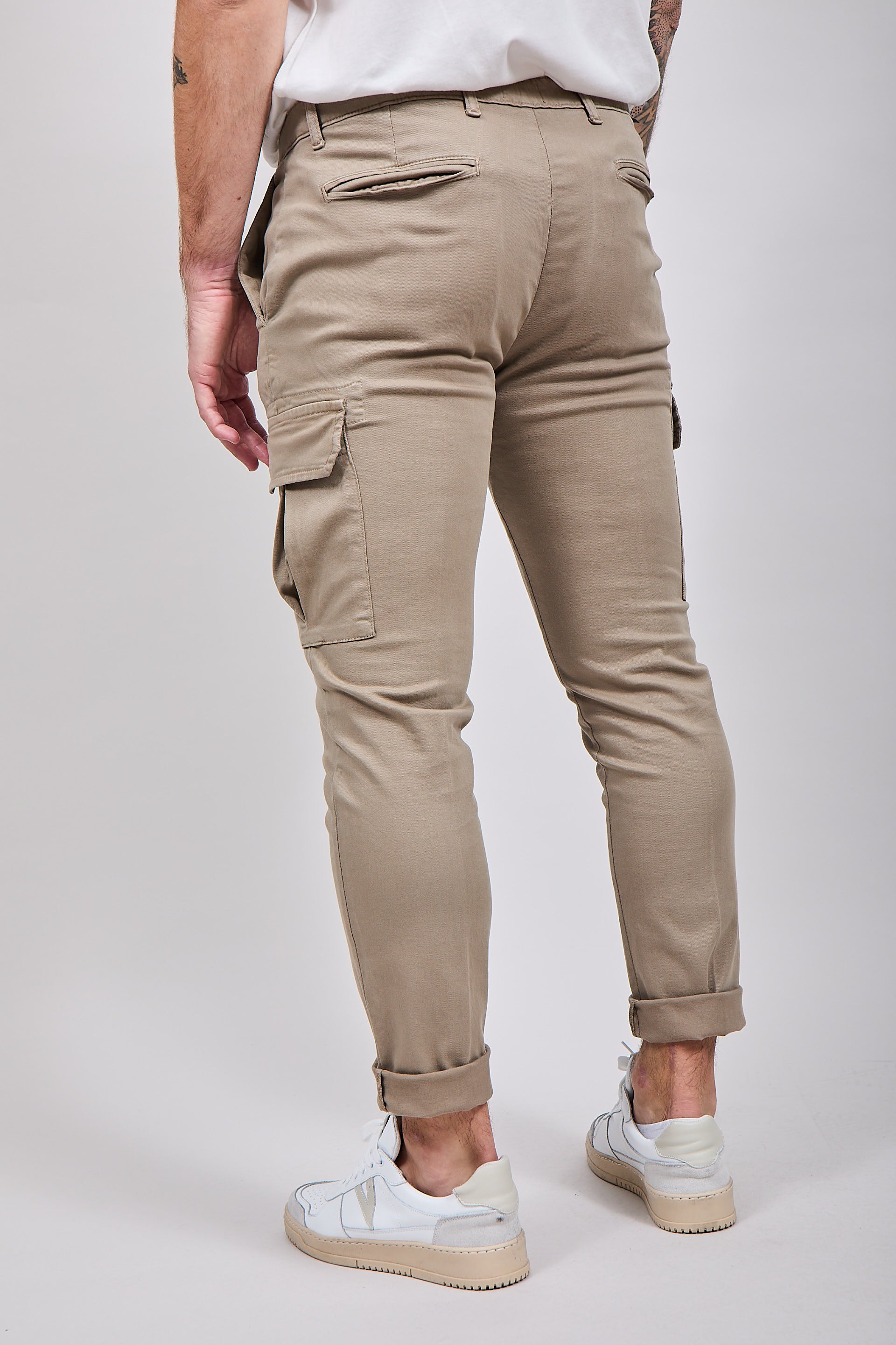 Pantalone Over-d Cargo Beige P05