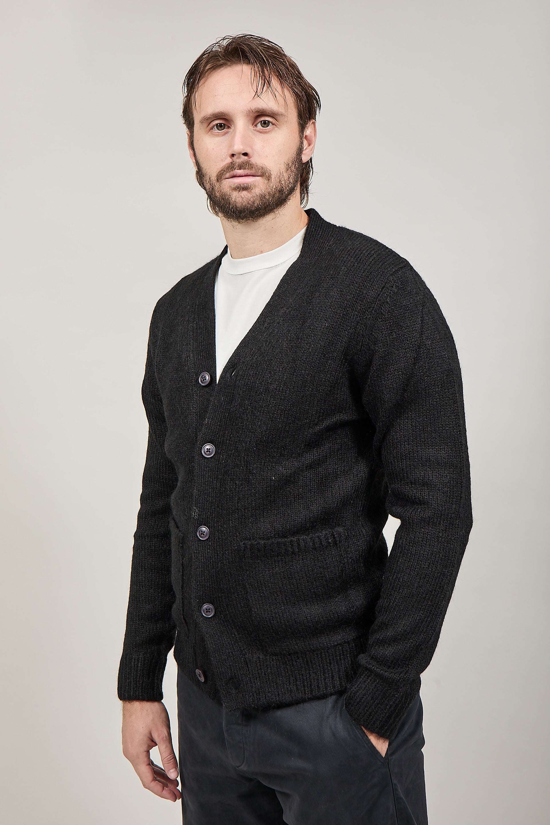Cardigan Over-d Nero M38