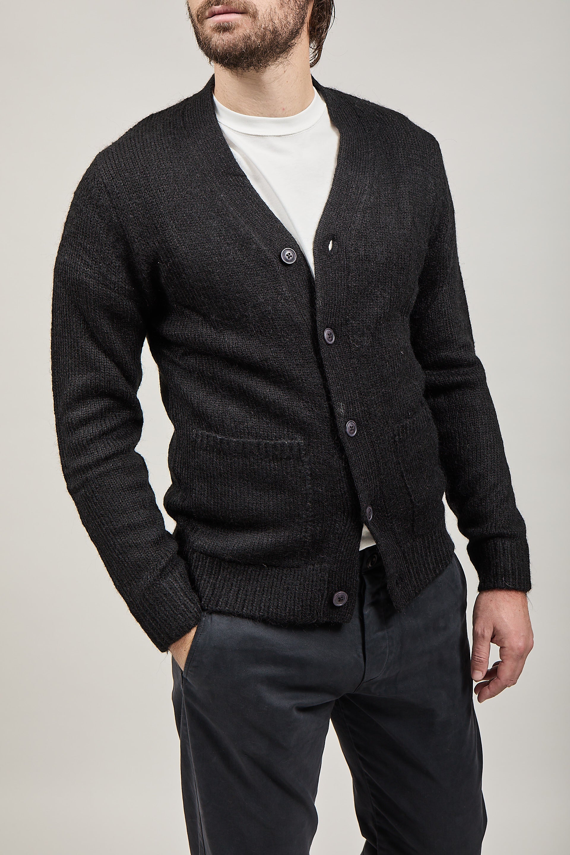 Cardigan Over-d Nero M38