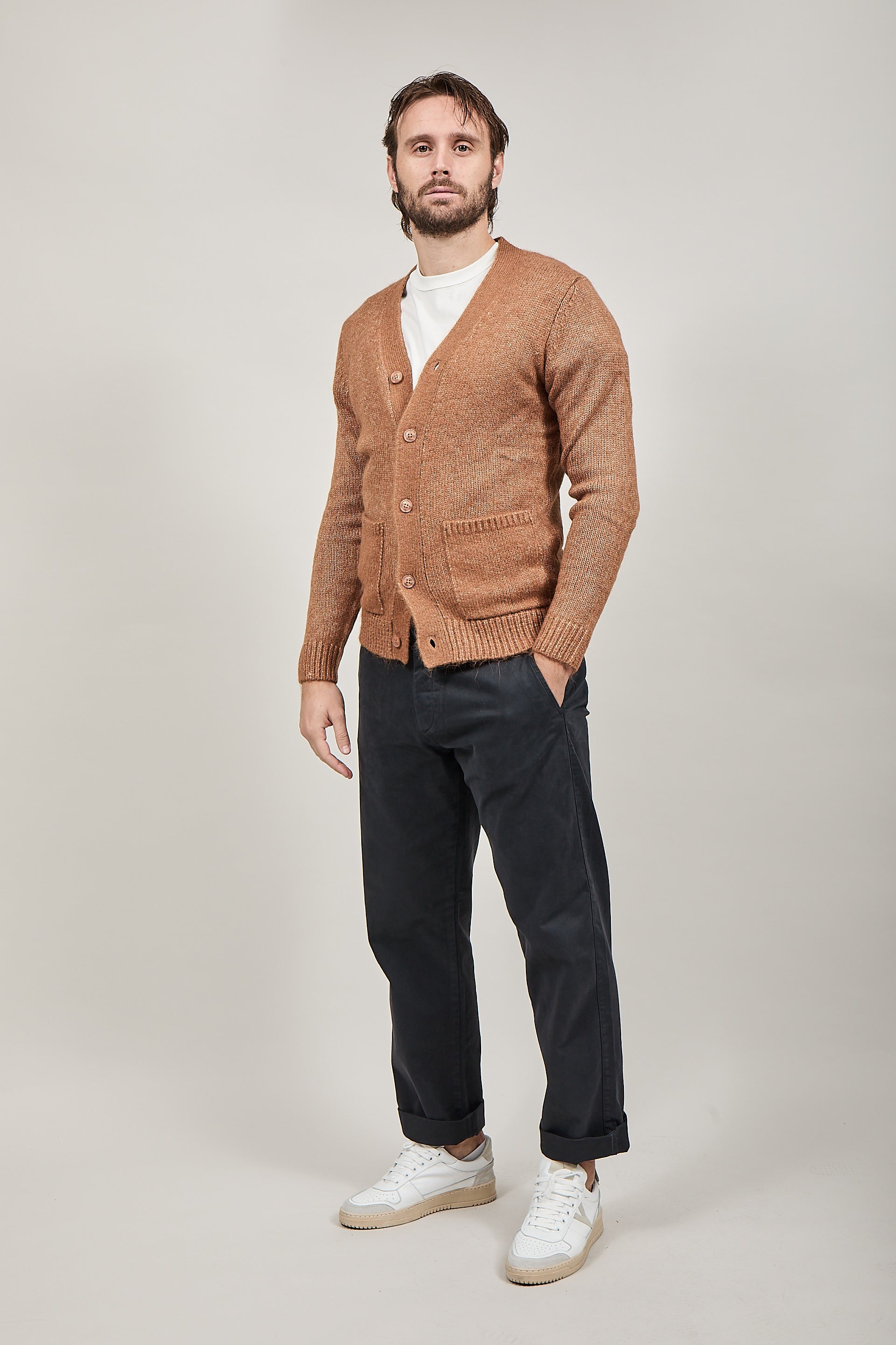 Cardigan Over-d Cammello M38