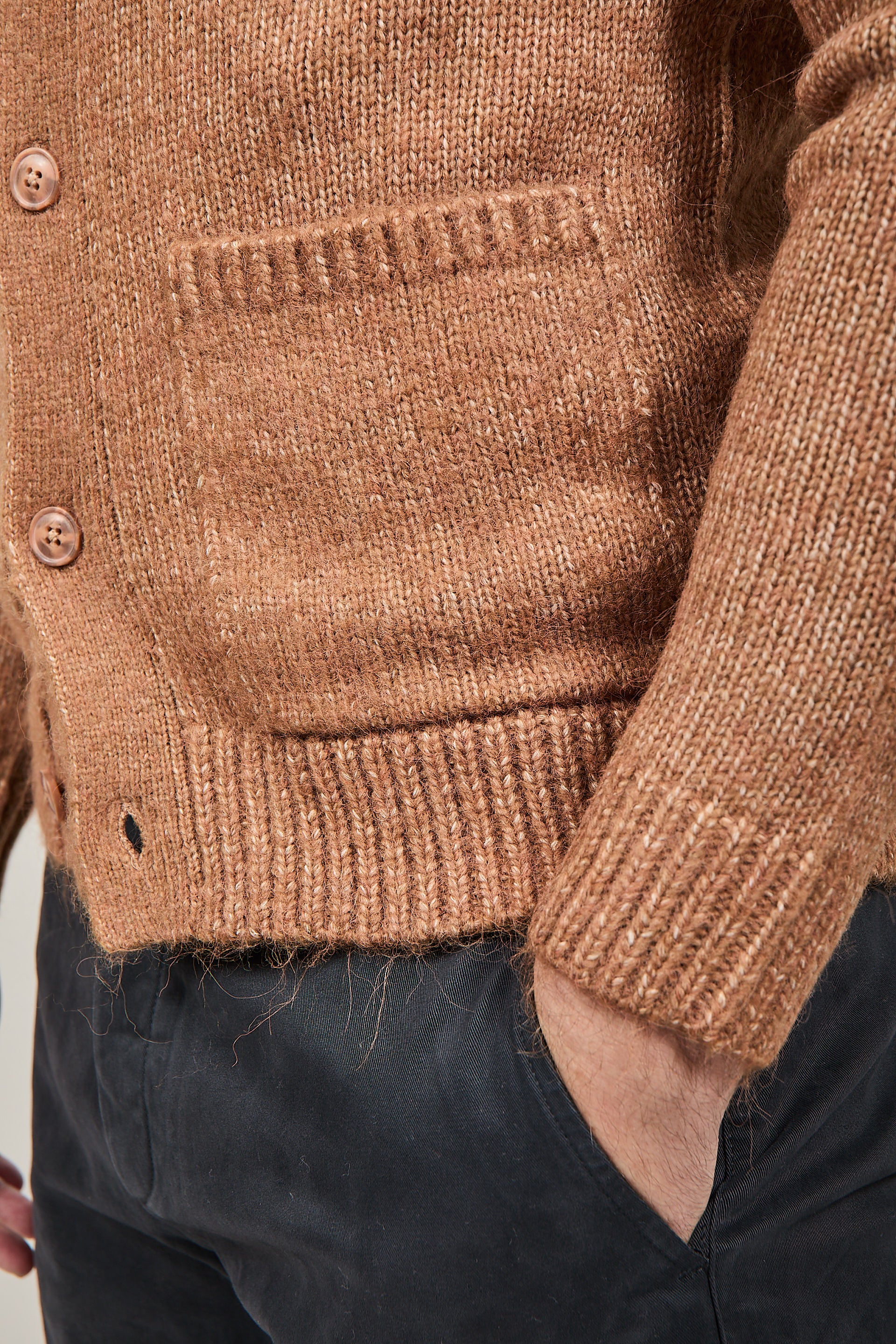 Cardigan Over-d Cammello M38