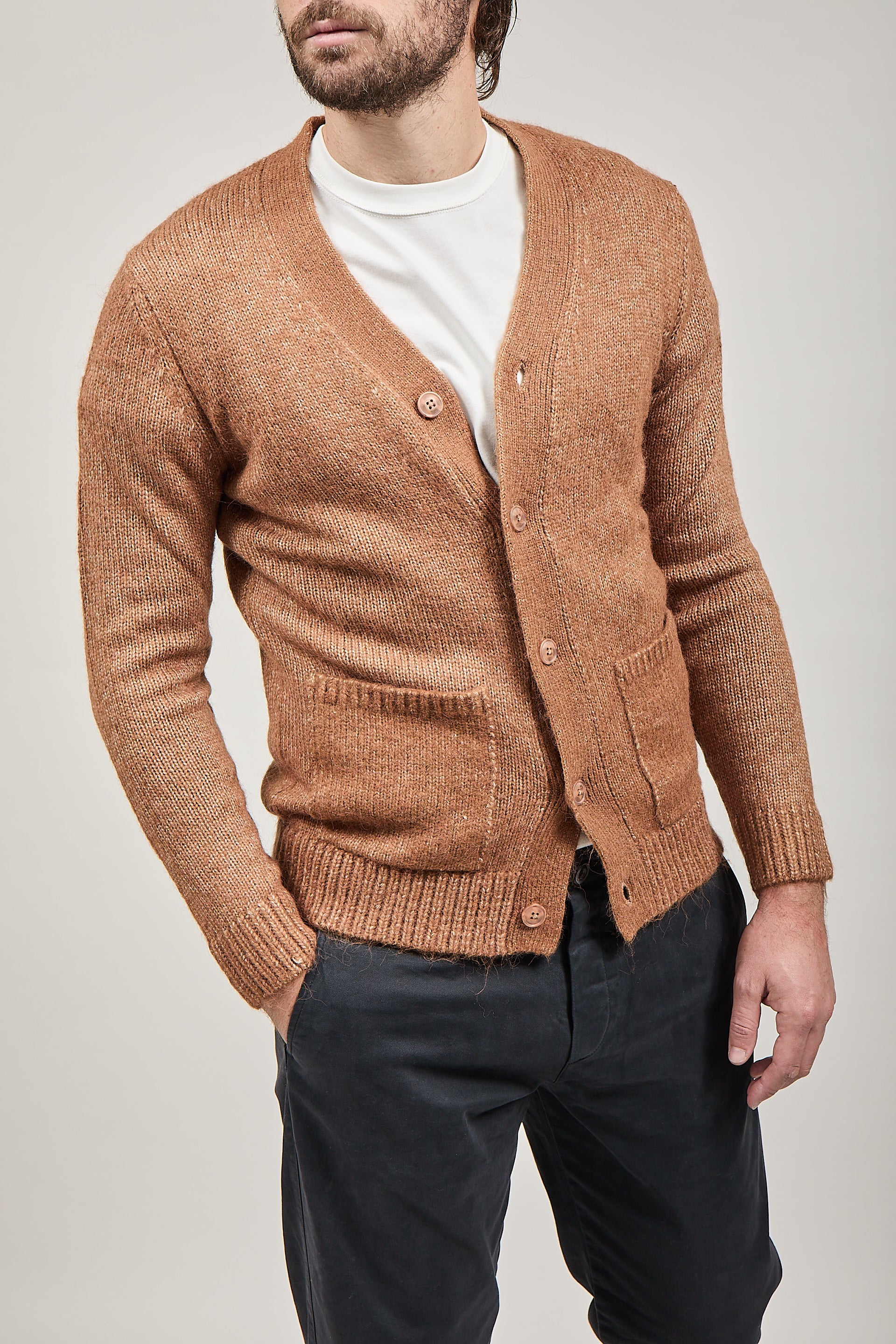 Cardigan Over-d Cammello M38