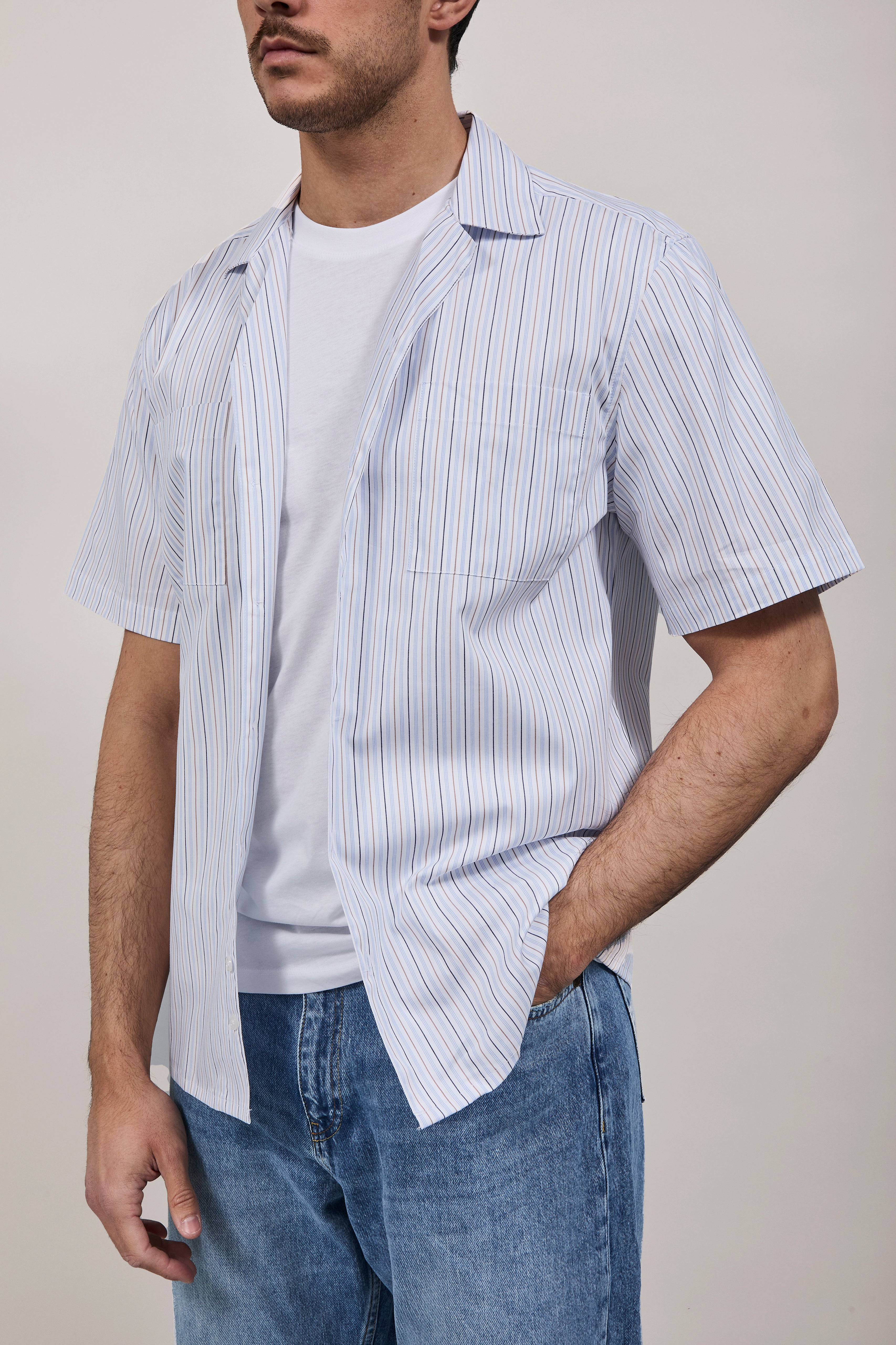 Camicia Block Eleven Righe Diverse