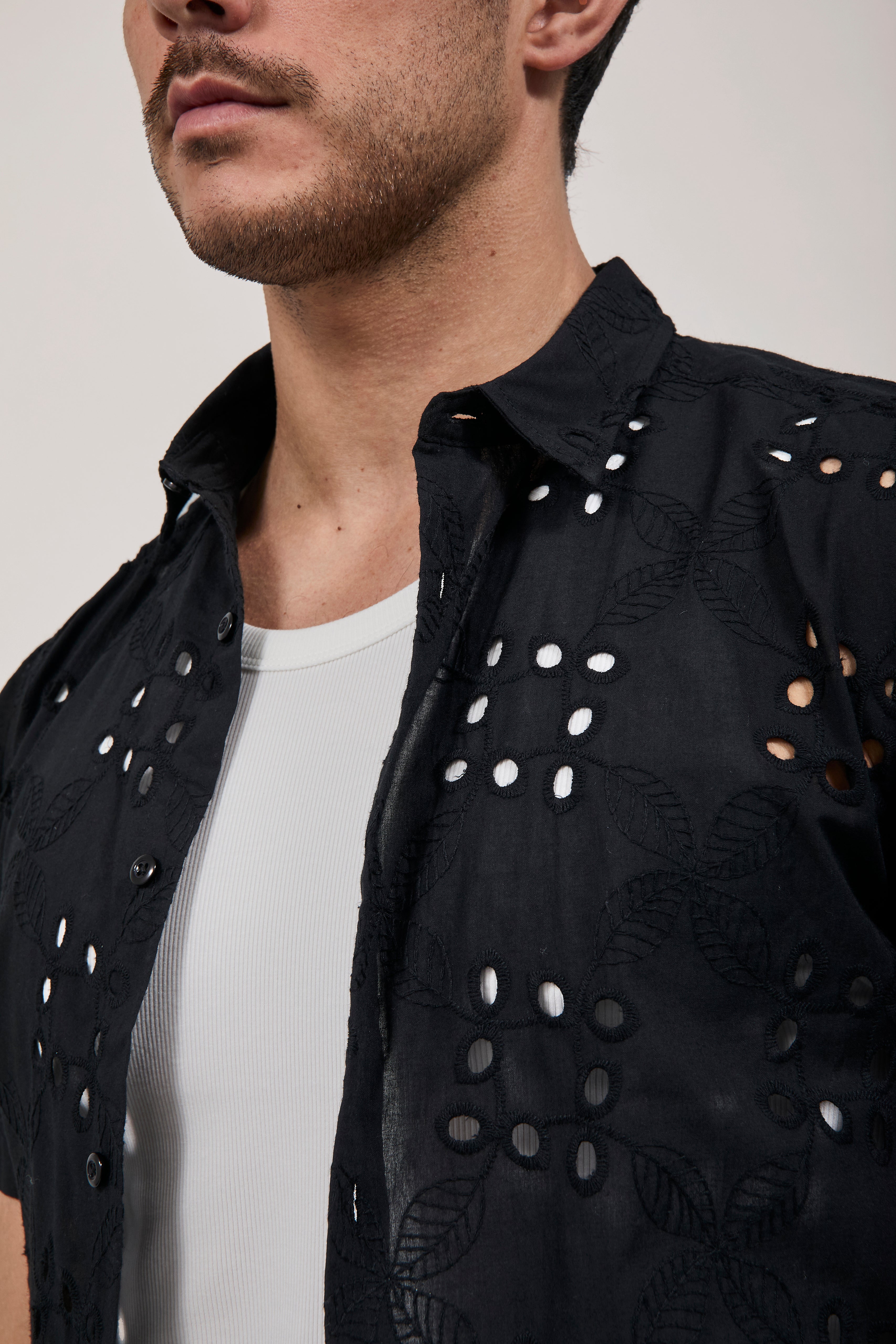 Camicia Block Eleven Sangallo Nera