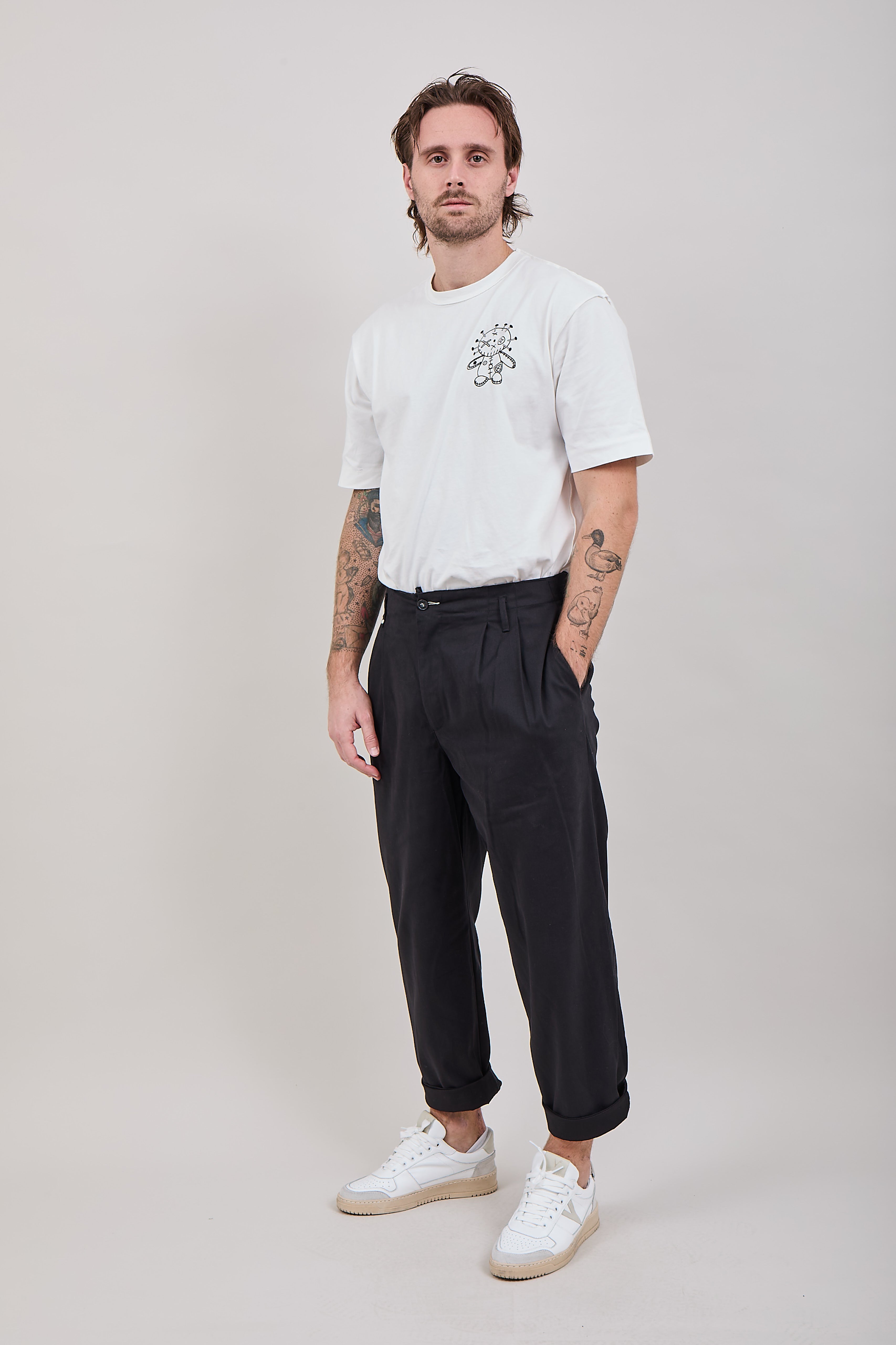 Pantalone Block Eleven Pences Nero 758