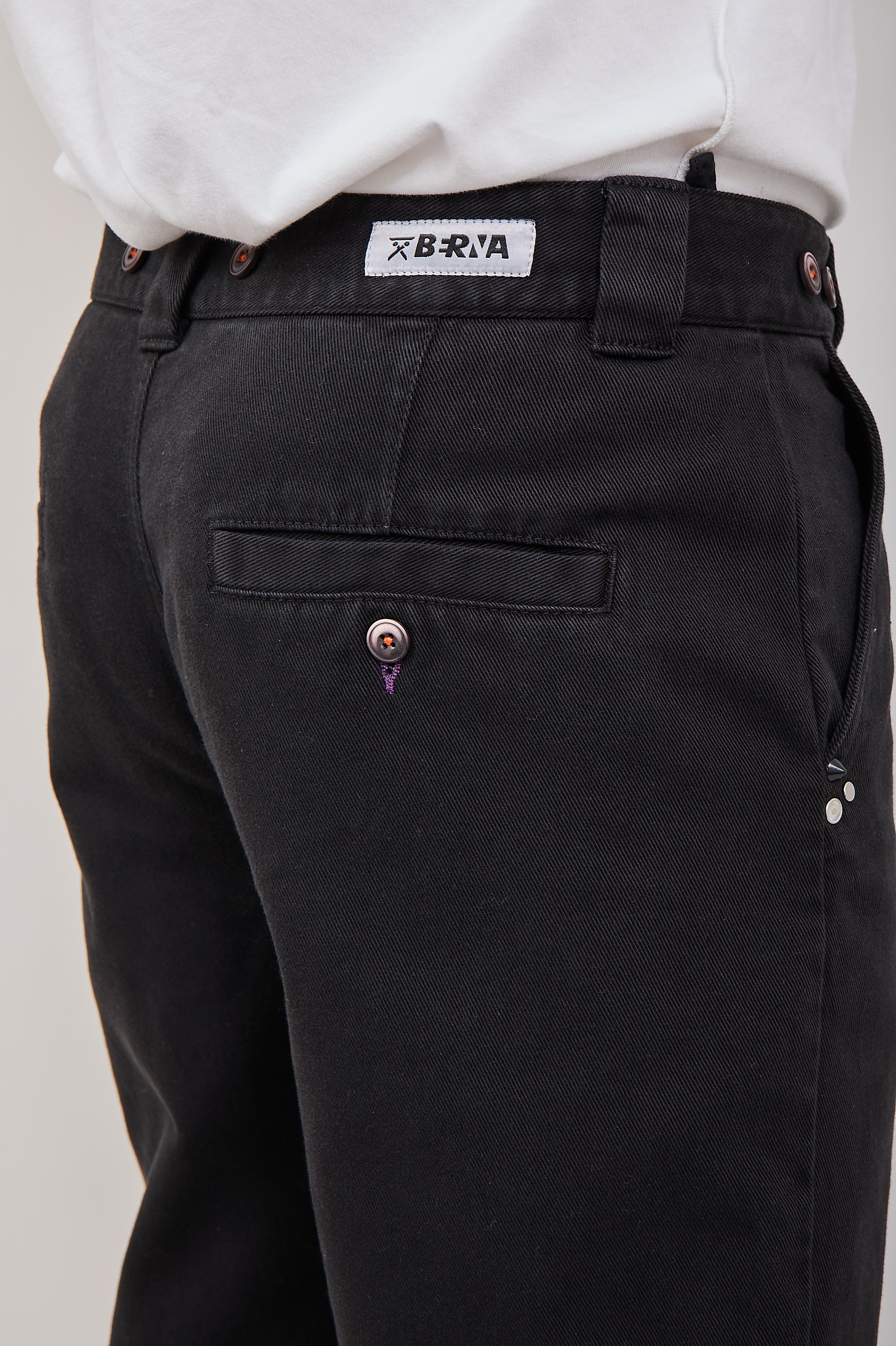 Pantalone Berna Drill Nero