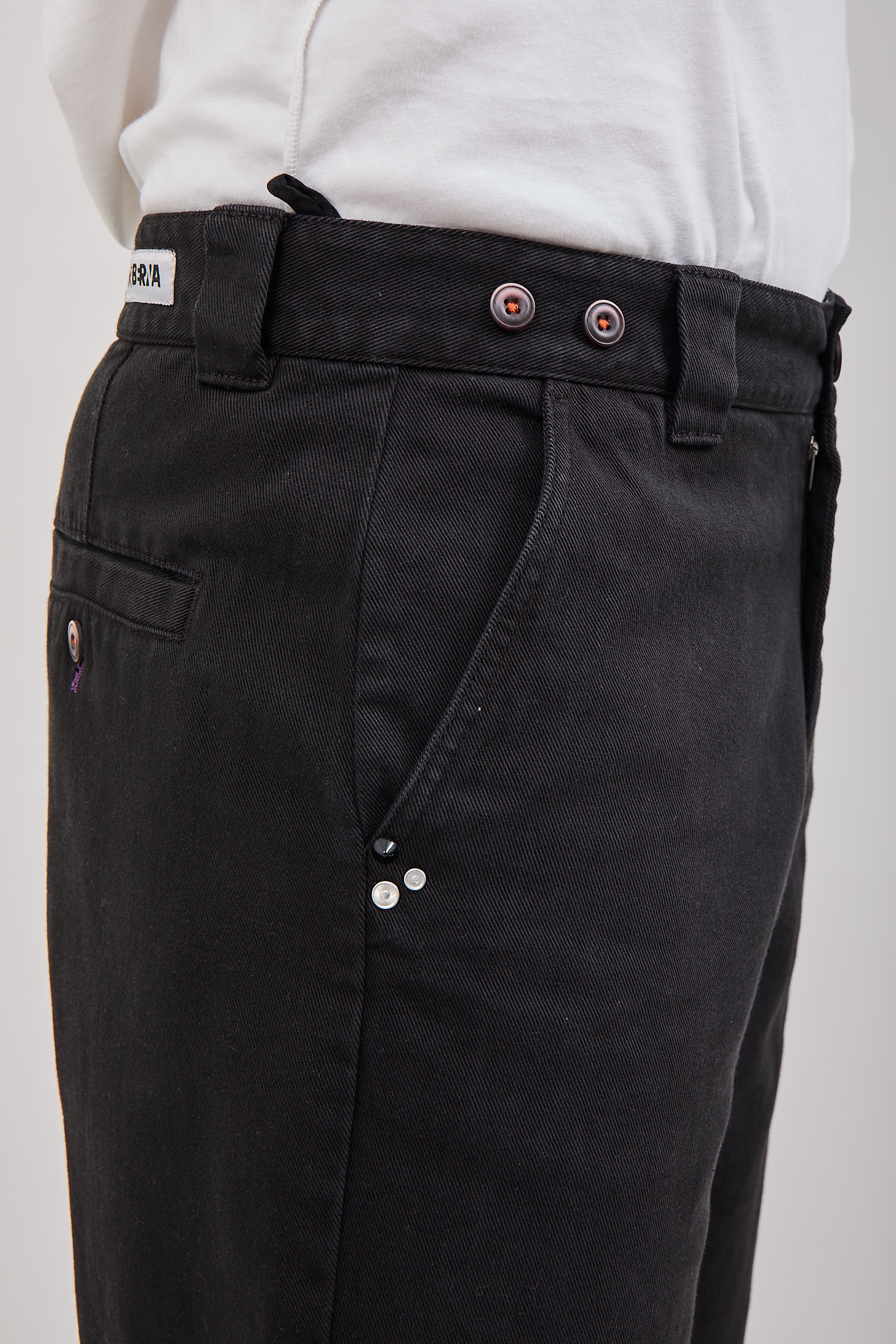 Pantalone Berna Drill Nero