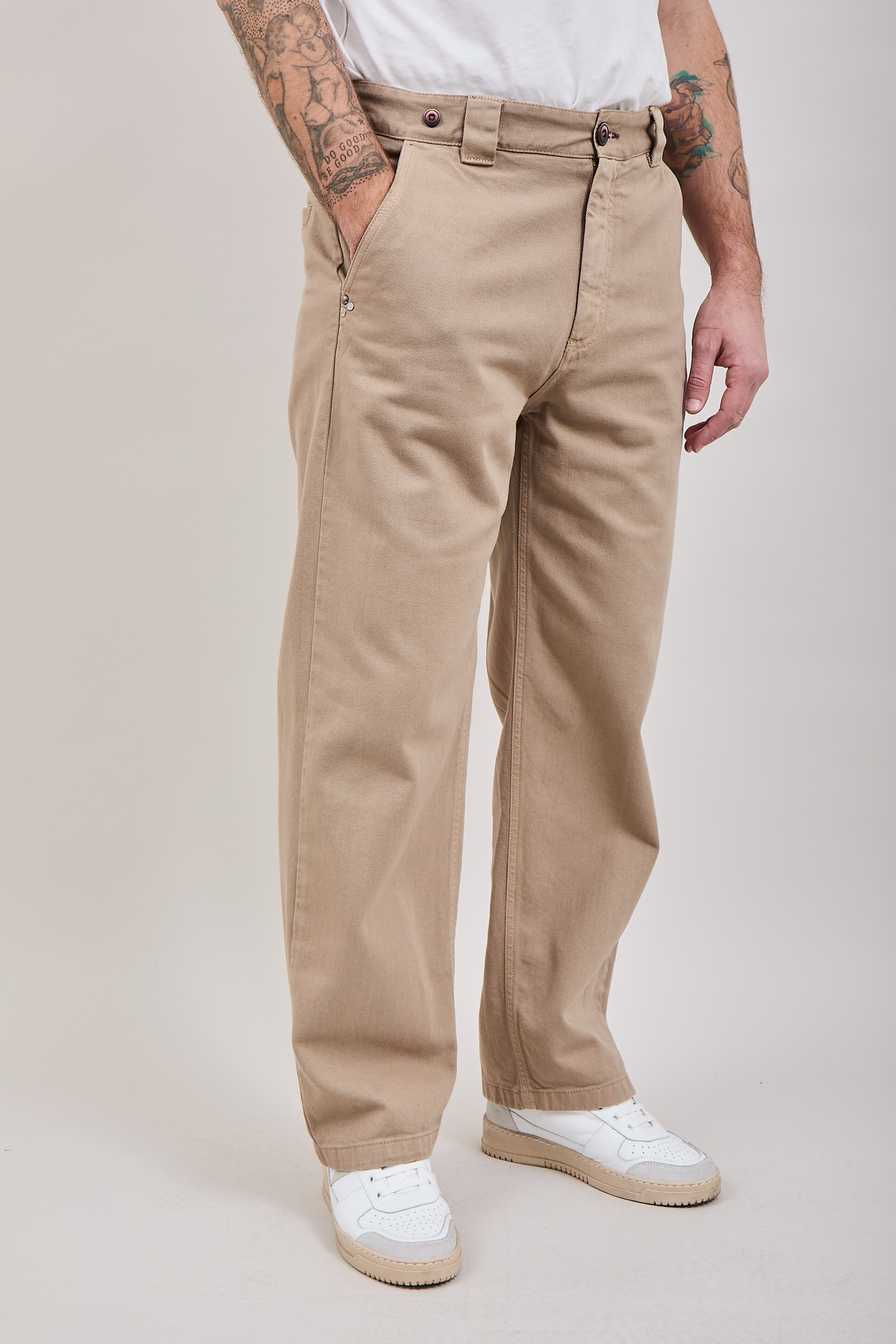 Pantalone Berna Drill Beige