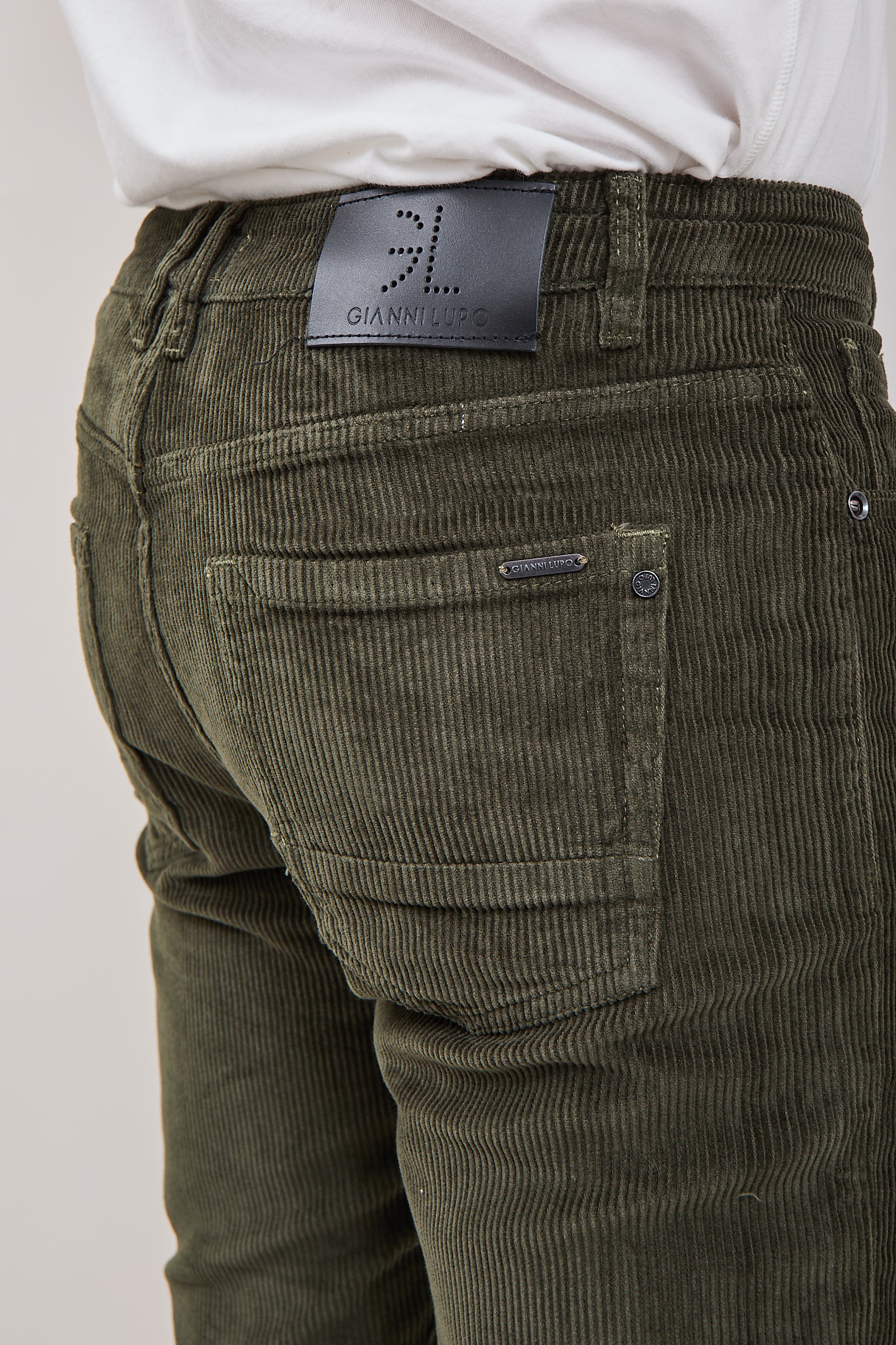 Pantalone Gianni Lupo Velluto Militare 6227
