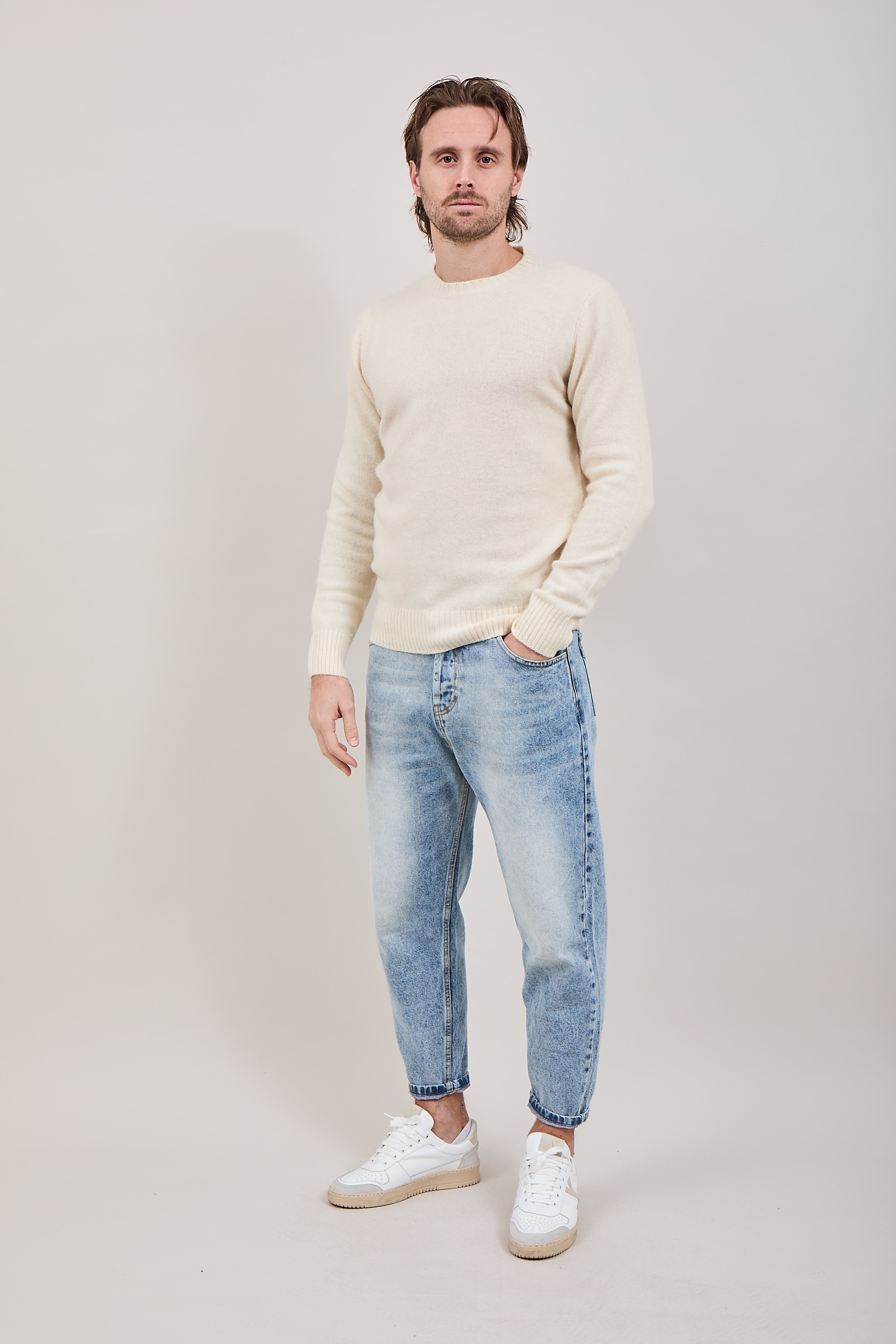 Maglione Berna Lambswool Panna