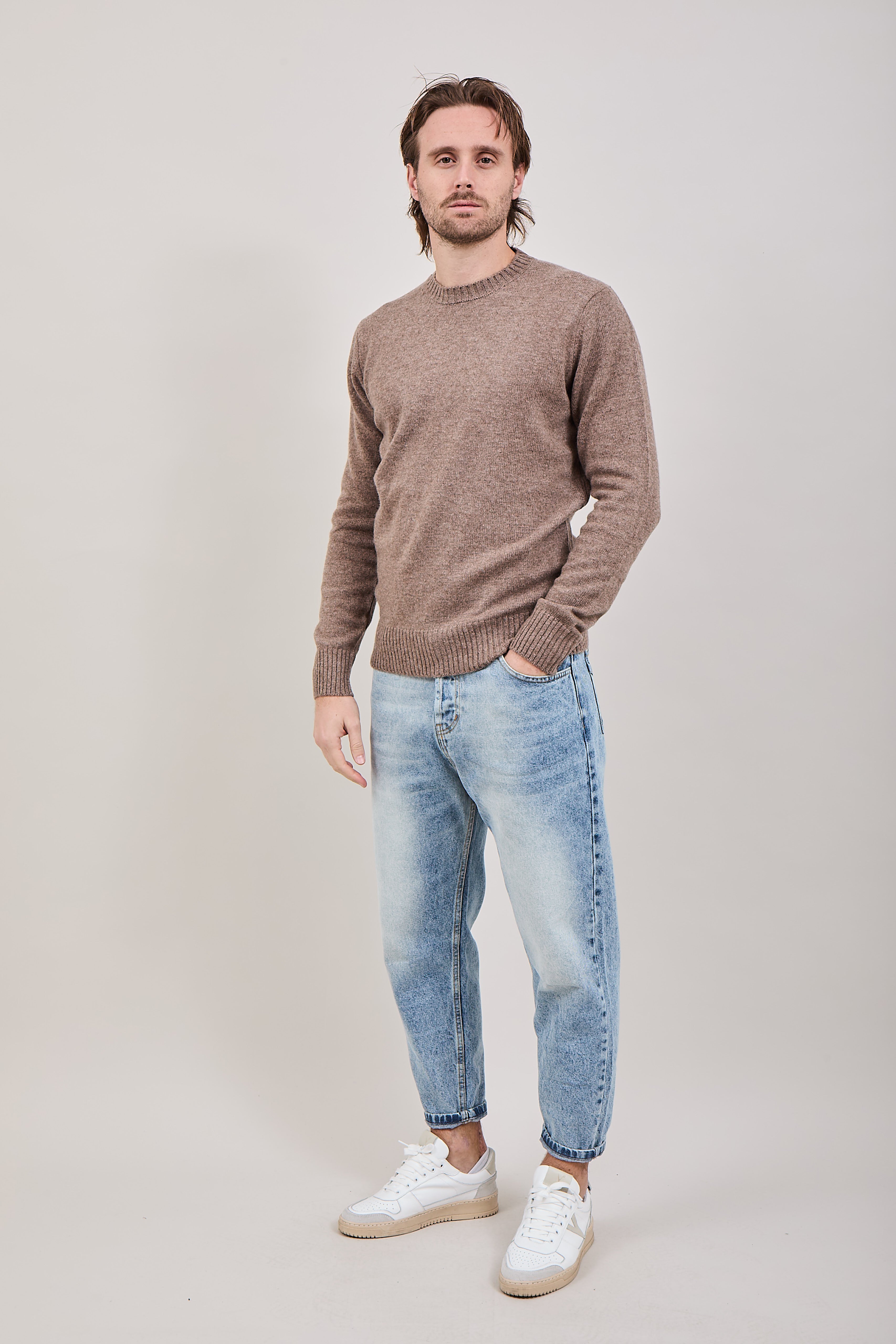 Maglione Berna Lambswool Caffè