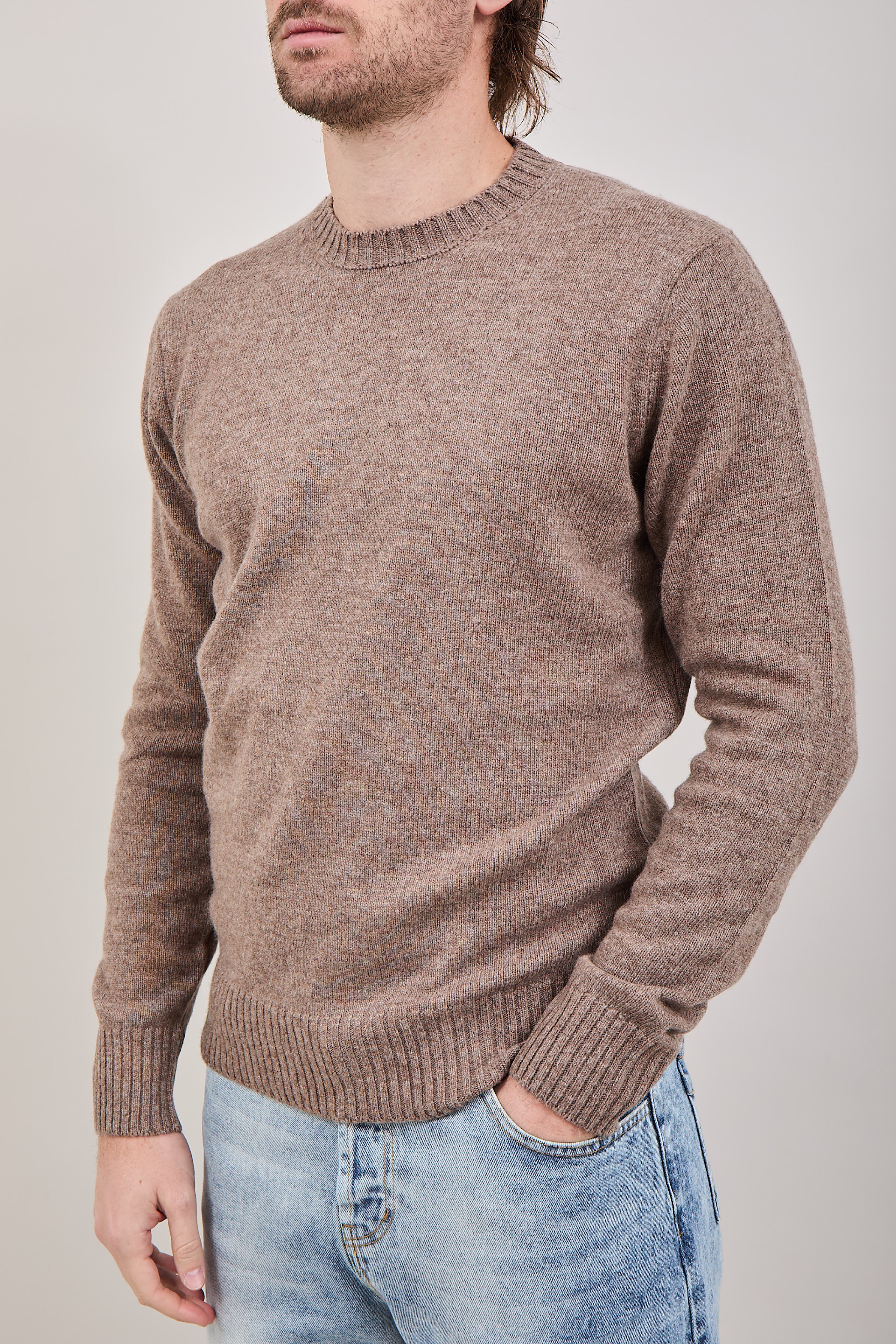 Maglione Berna Lambswool Caffè