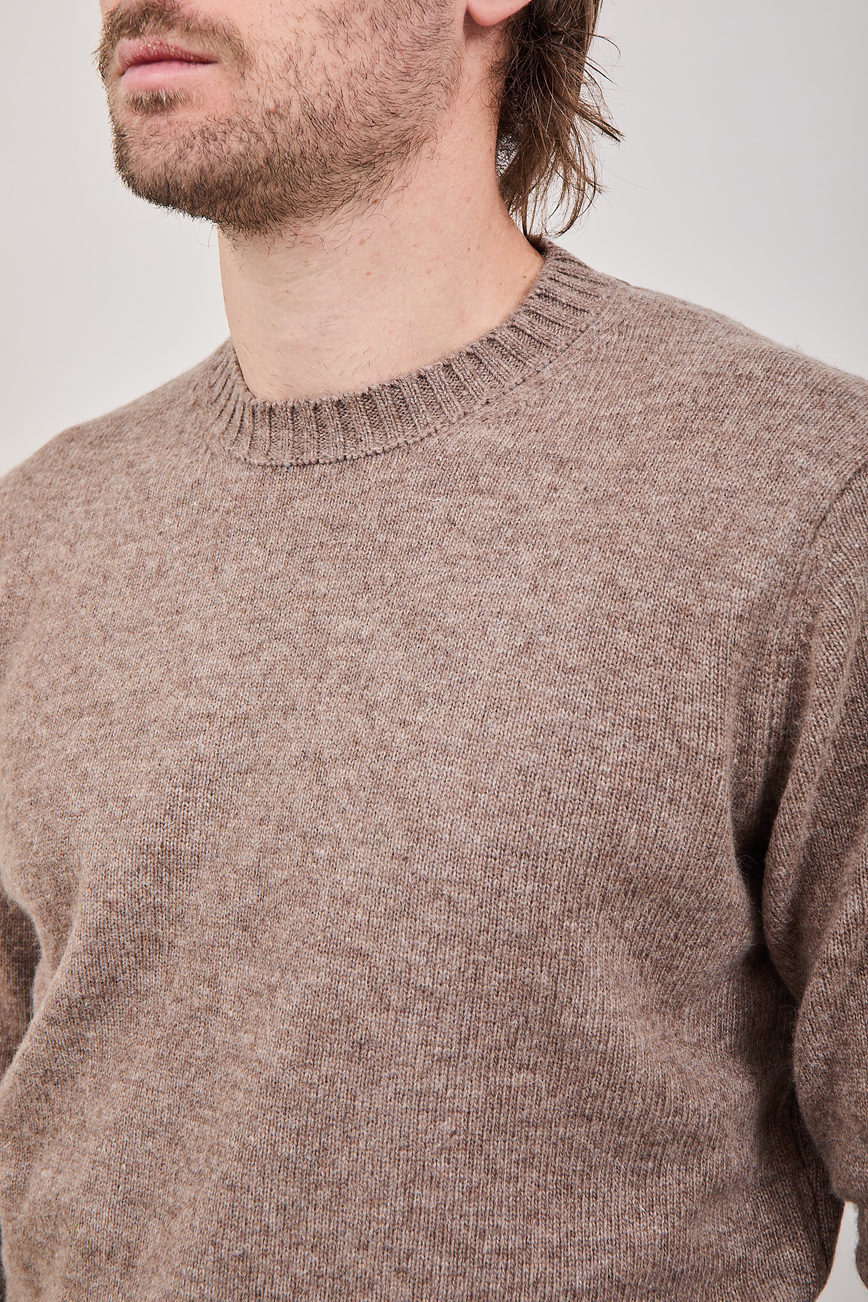 Maglione Berna Lambswool Caffè