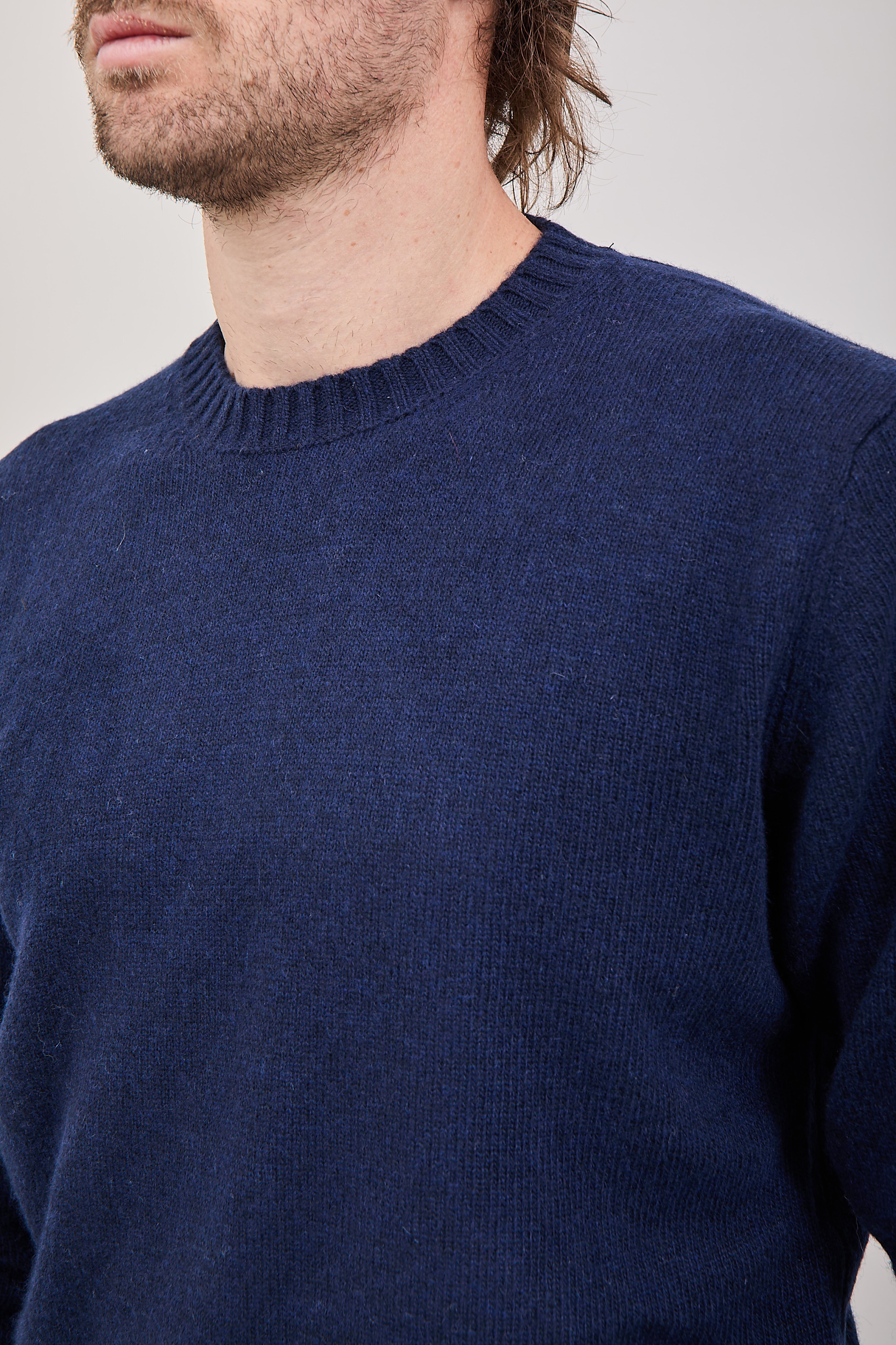 Maglione Berna Lambswool Inchiostro