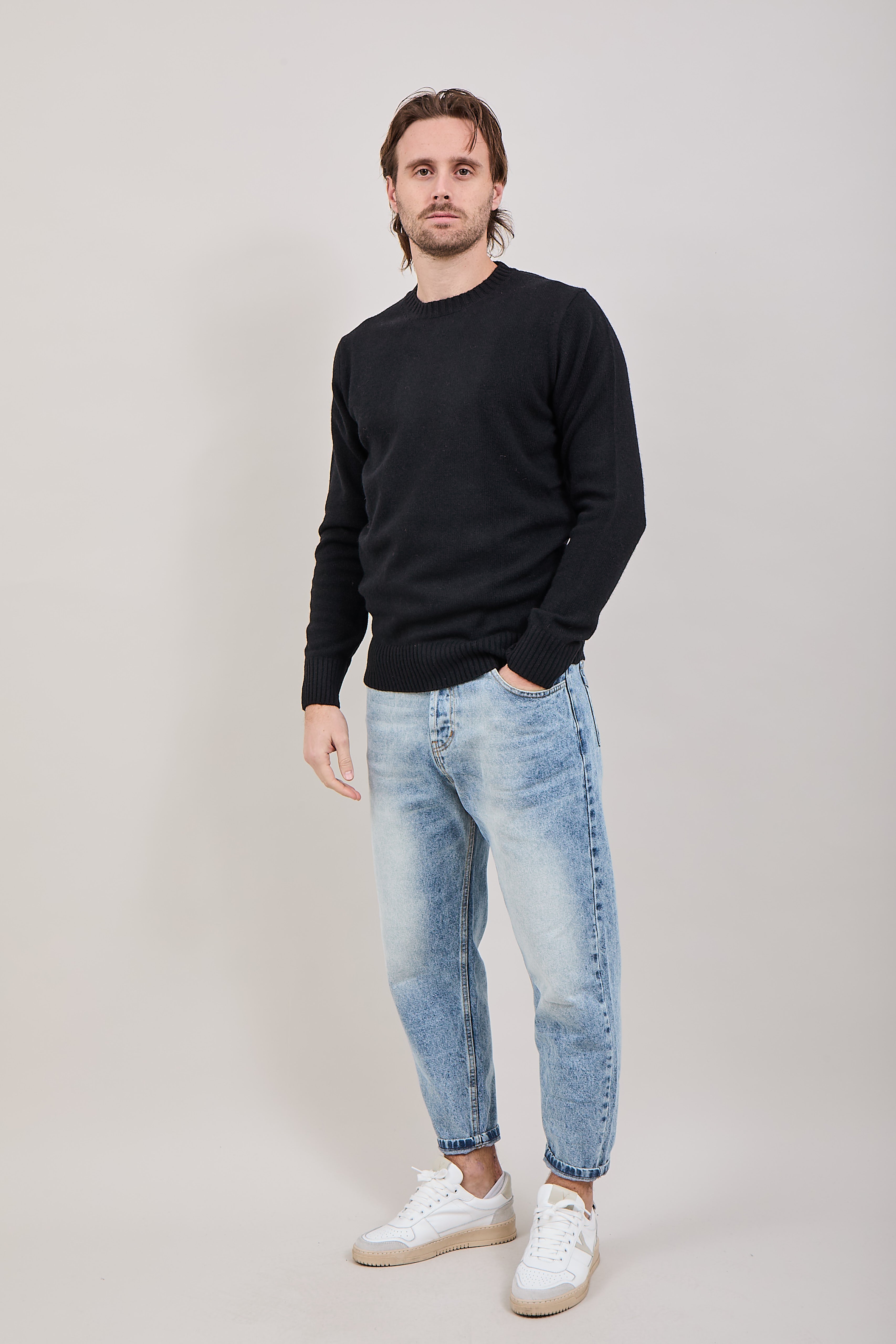 Maglione Berna Lambswool Nero