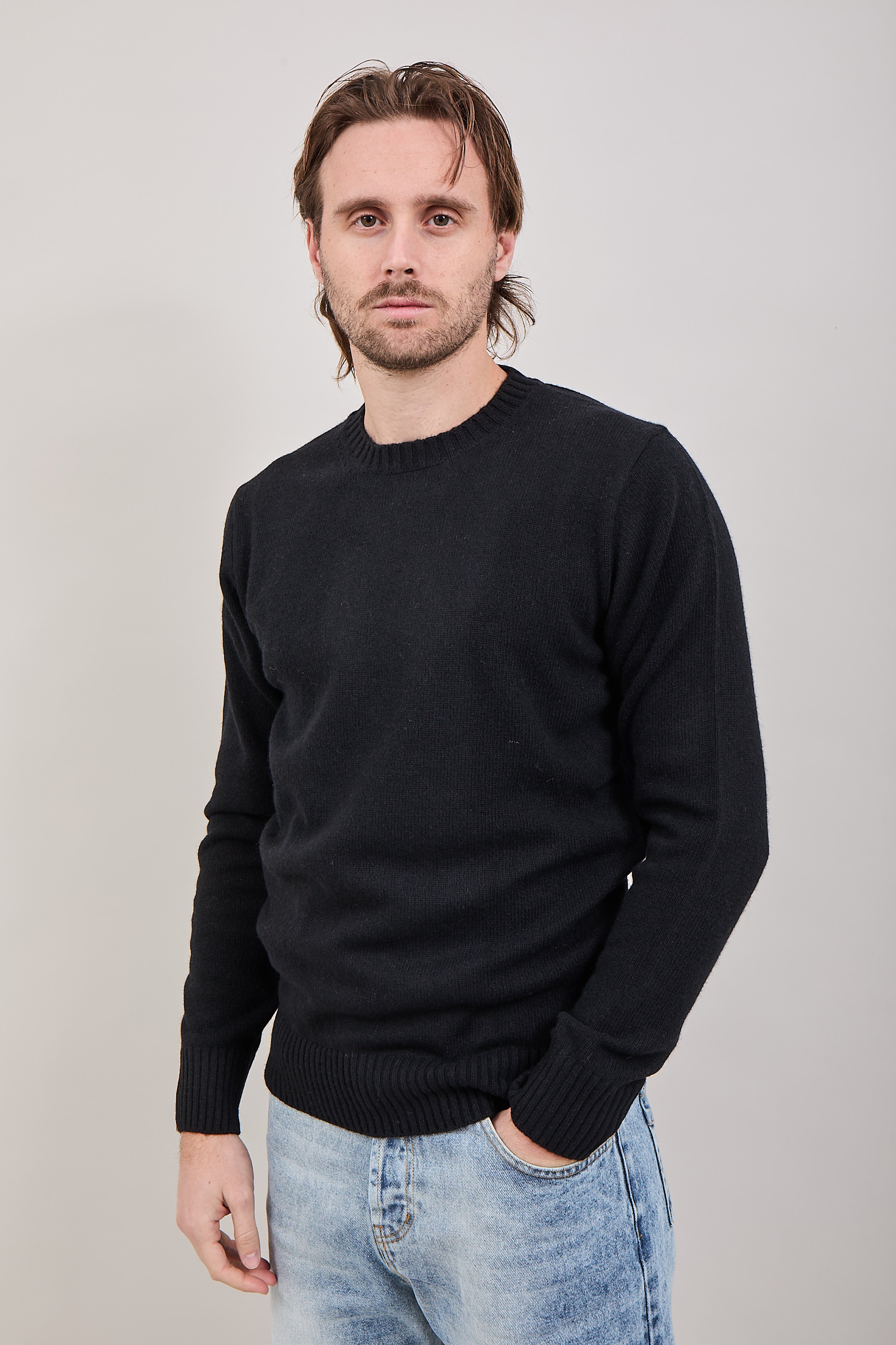 Maglione Berna Lambswool Nero