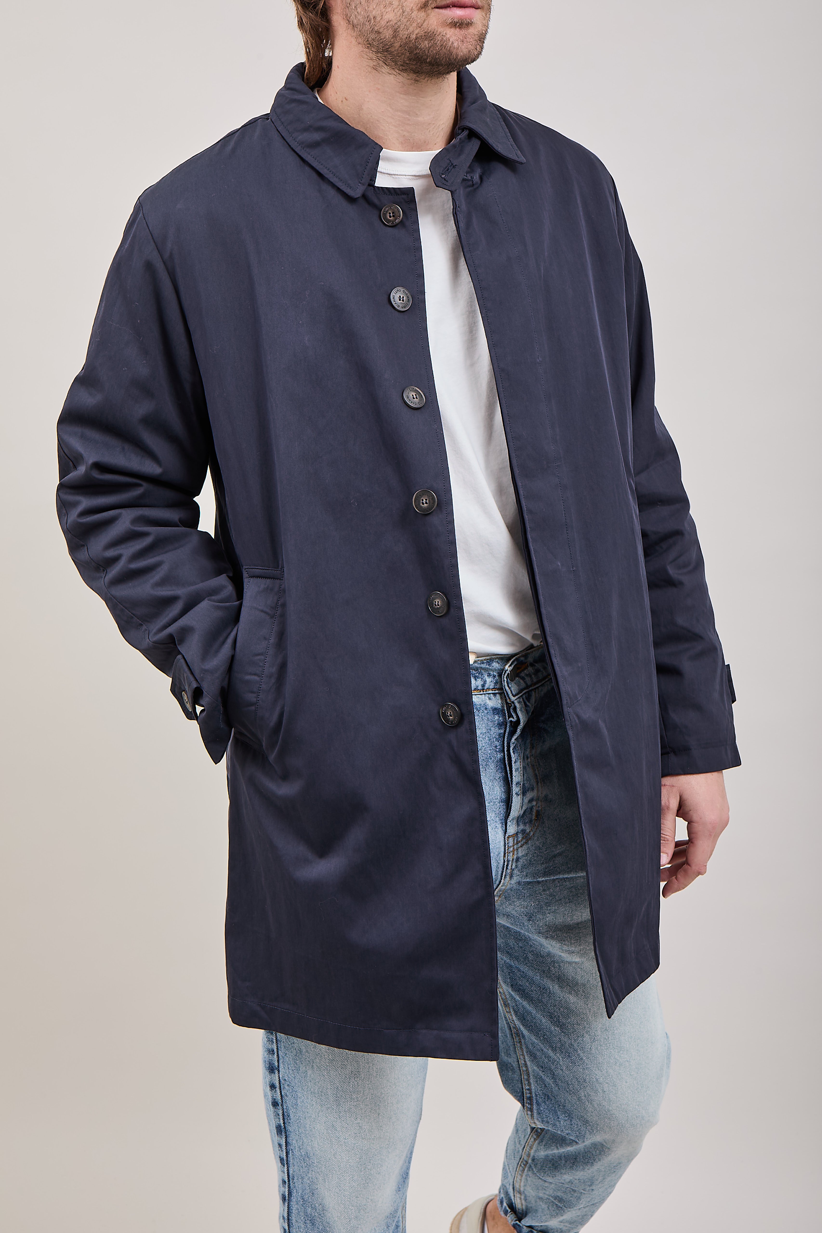 Trench Gianni Lupo Navy 5206