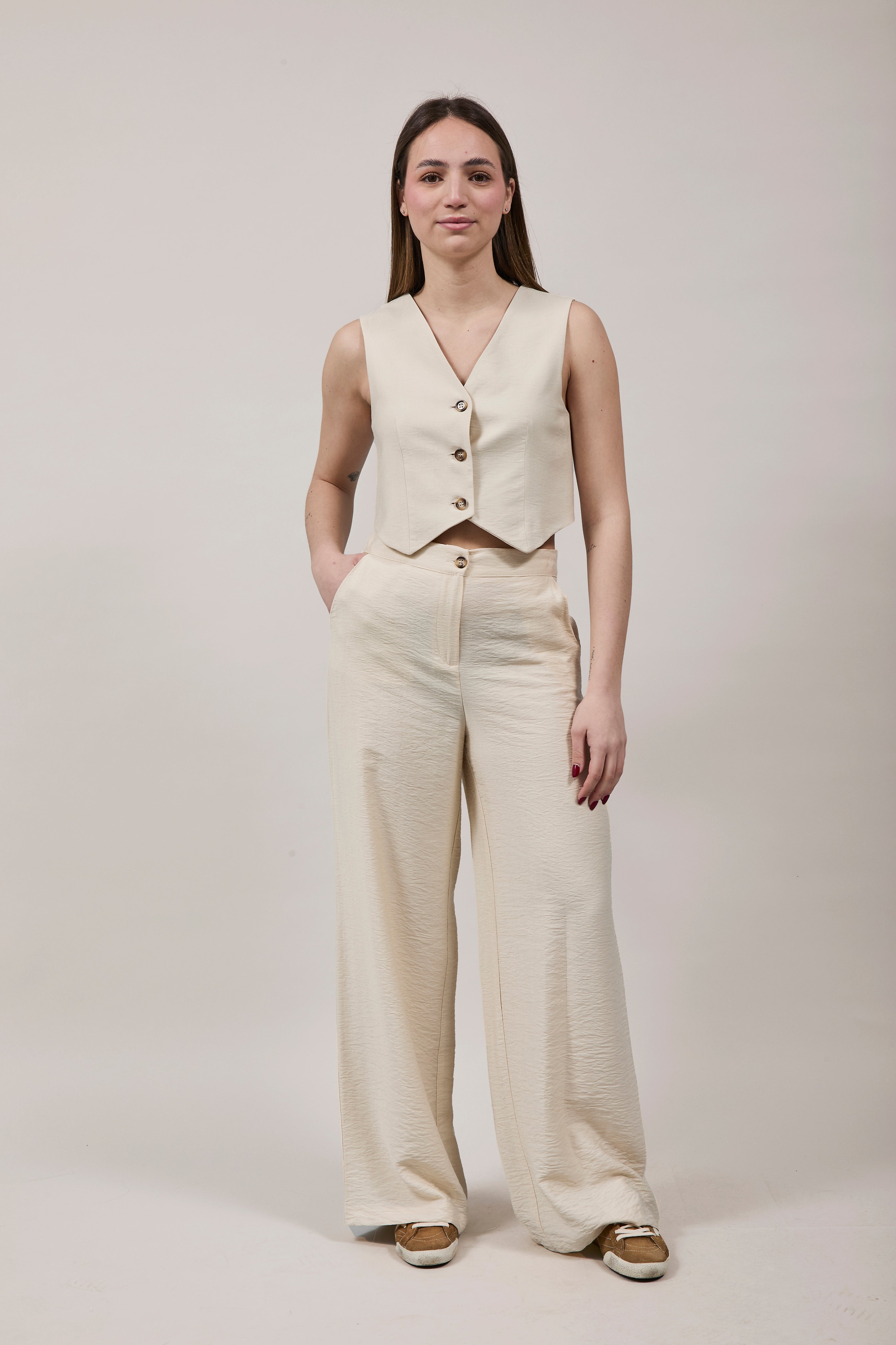 Pantalone Lokita Avorio