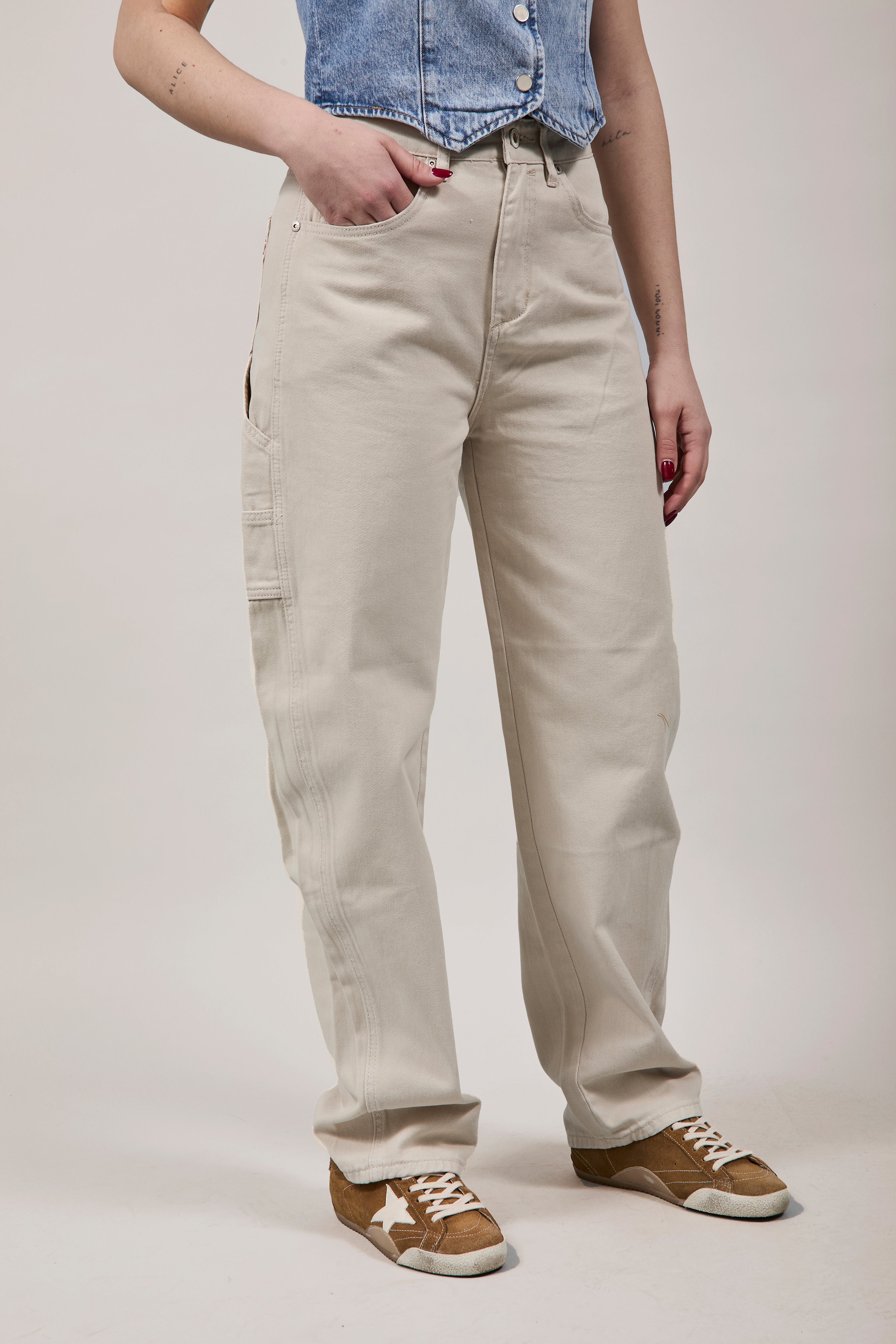 Jeans Gianni Lupo Beige 2127