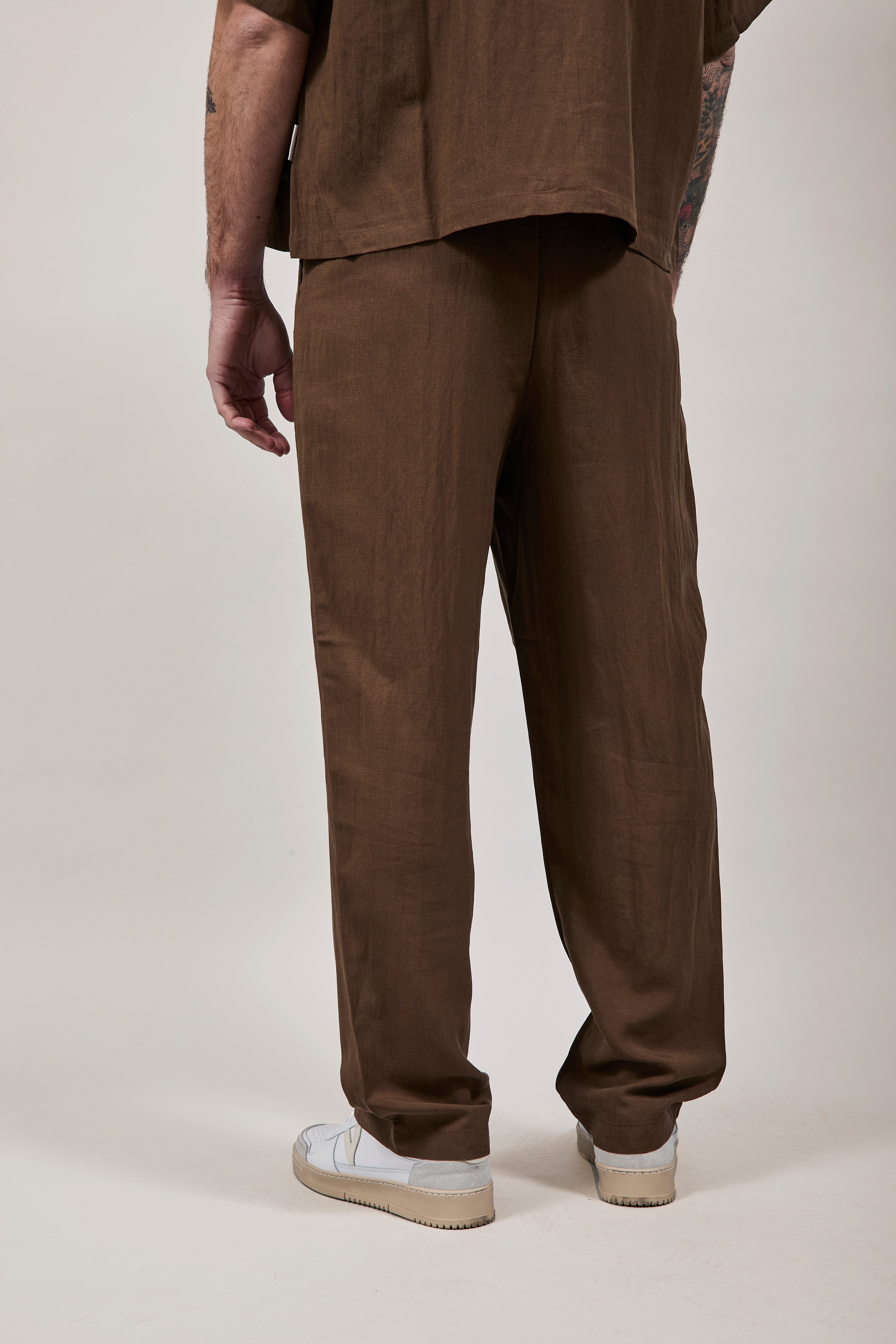 Pantalone Berna Tencel 102 Moro