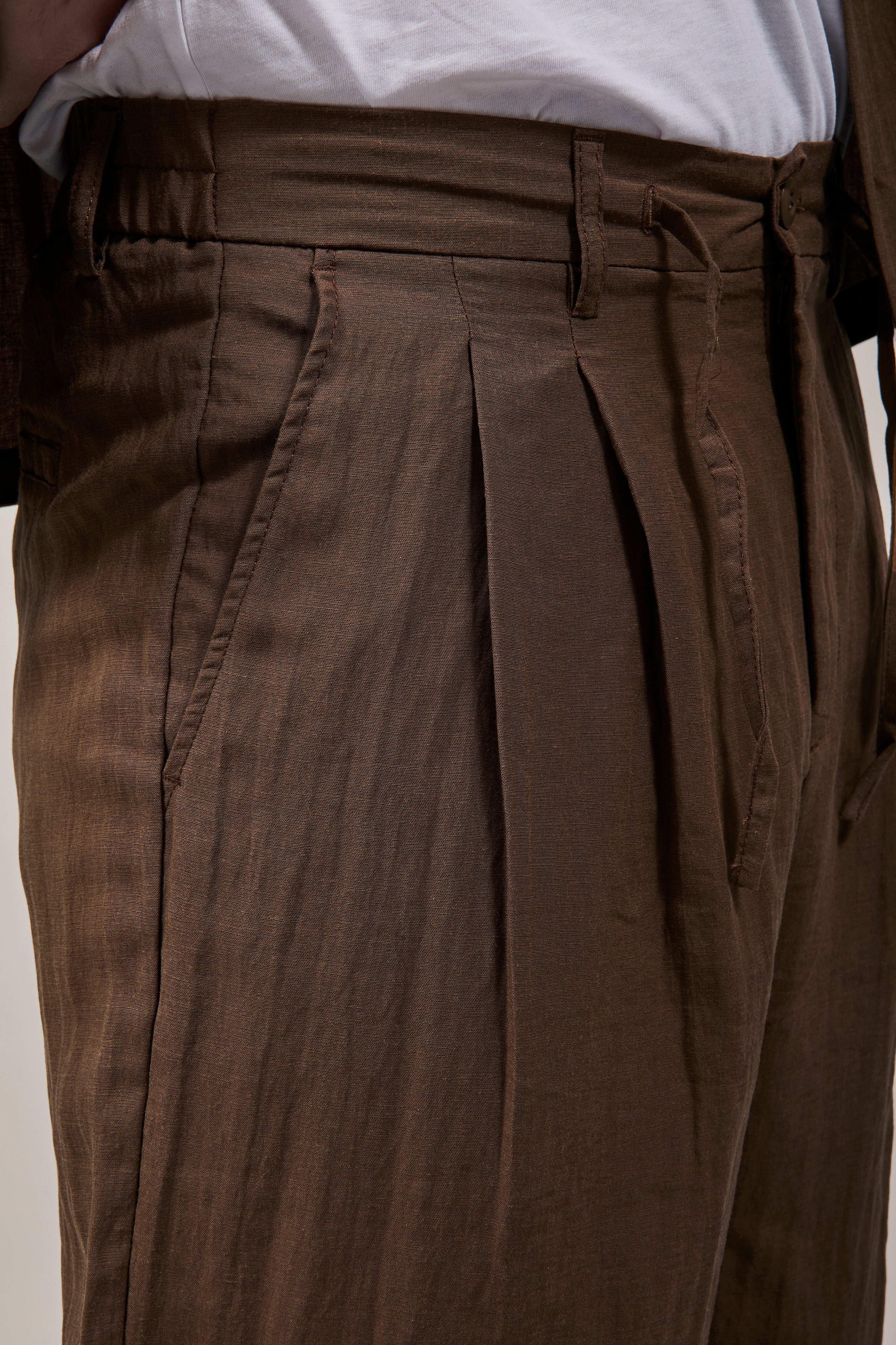 Pantalone Berna Tencel 102 Moro
