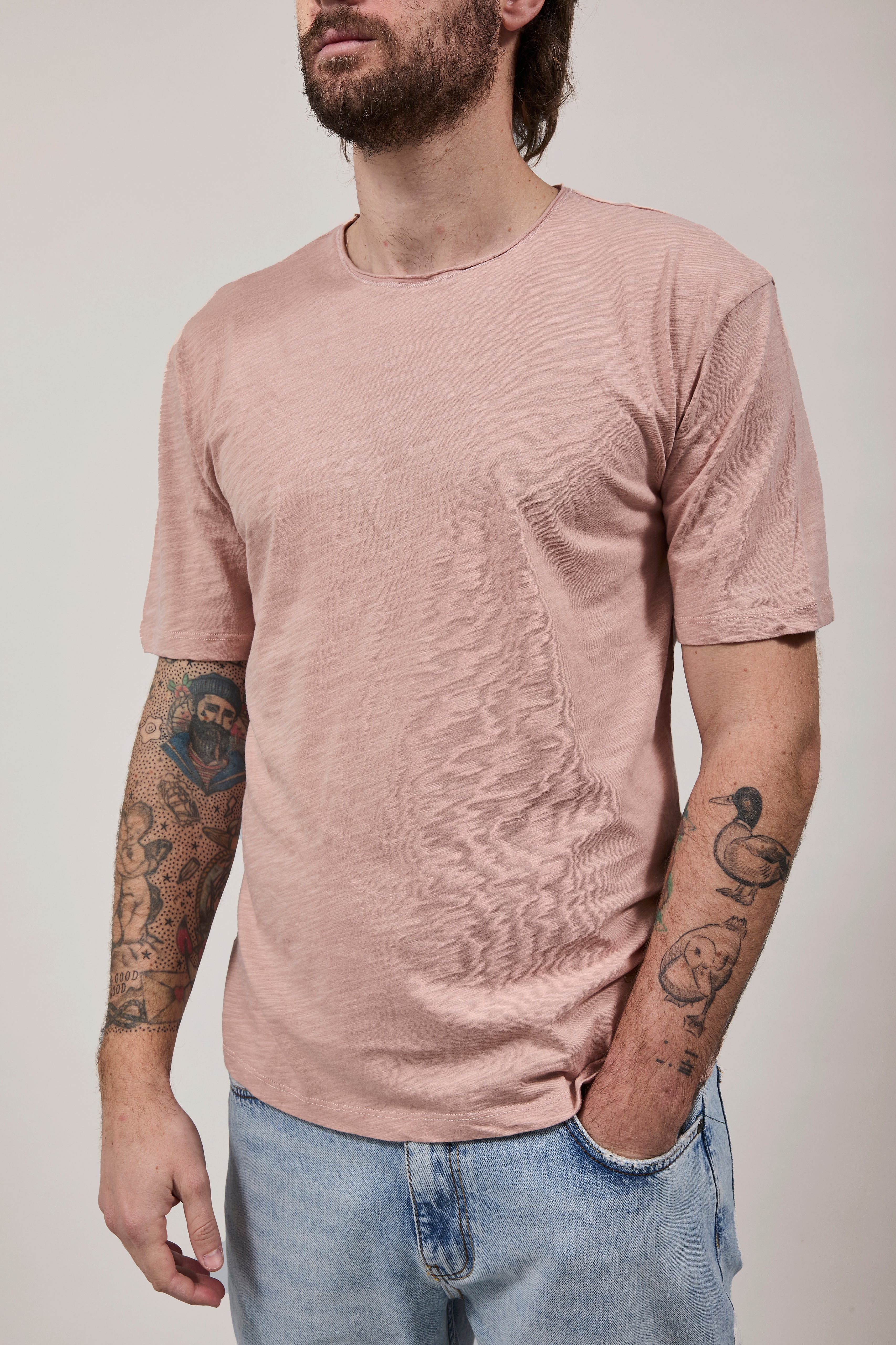 T-Shirt Gianni Lupo 1053 Cipria