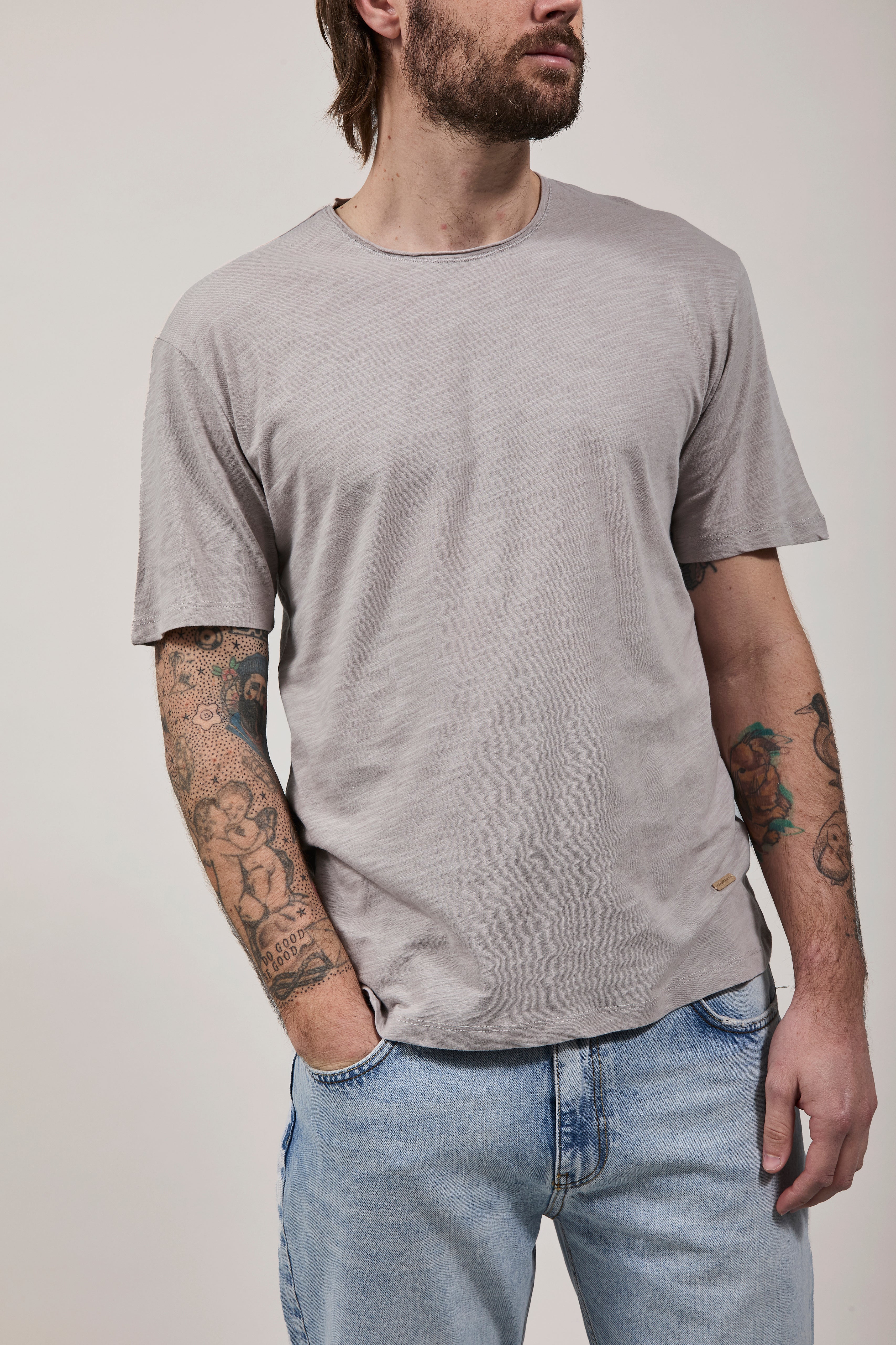 T-Shirt Gianni Lupo 1053 Grigio Chiaro