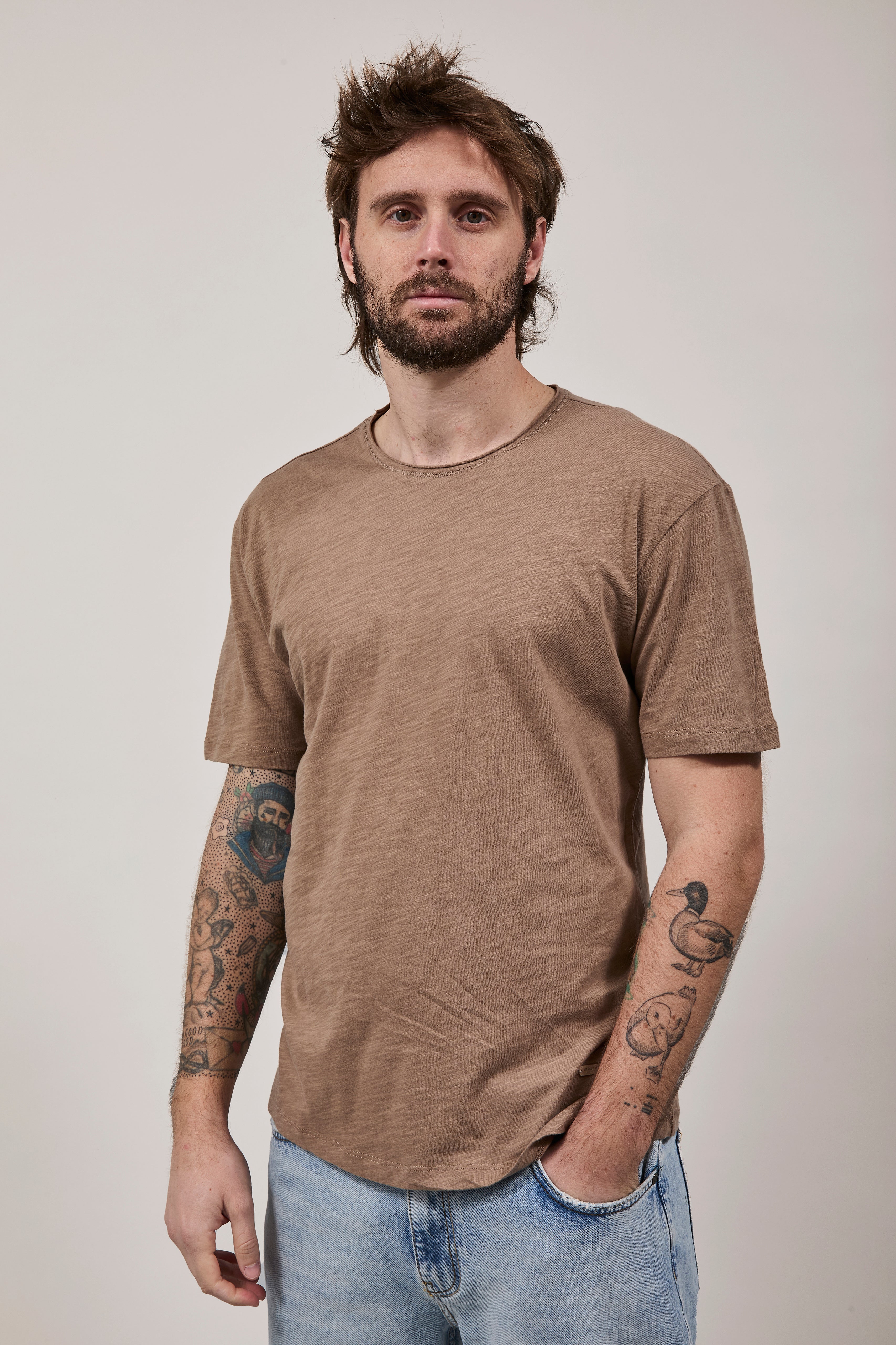 T-Shirt Gianni Lupo 1053 Cammello