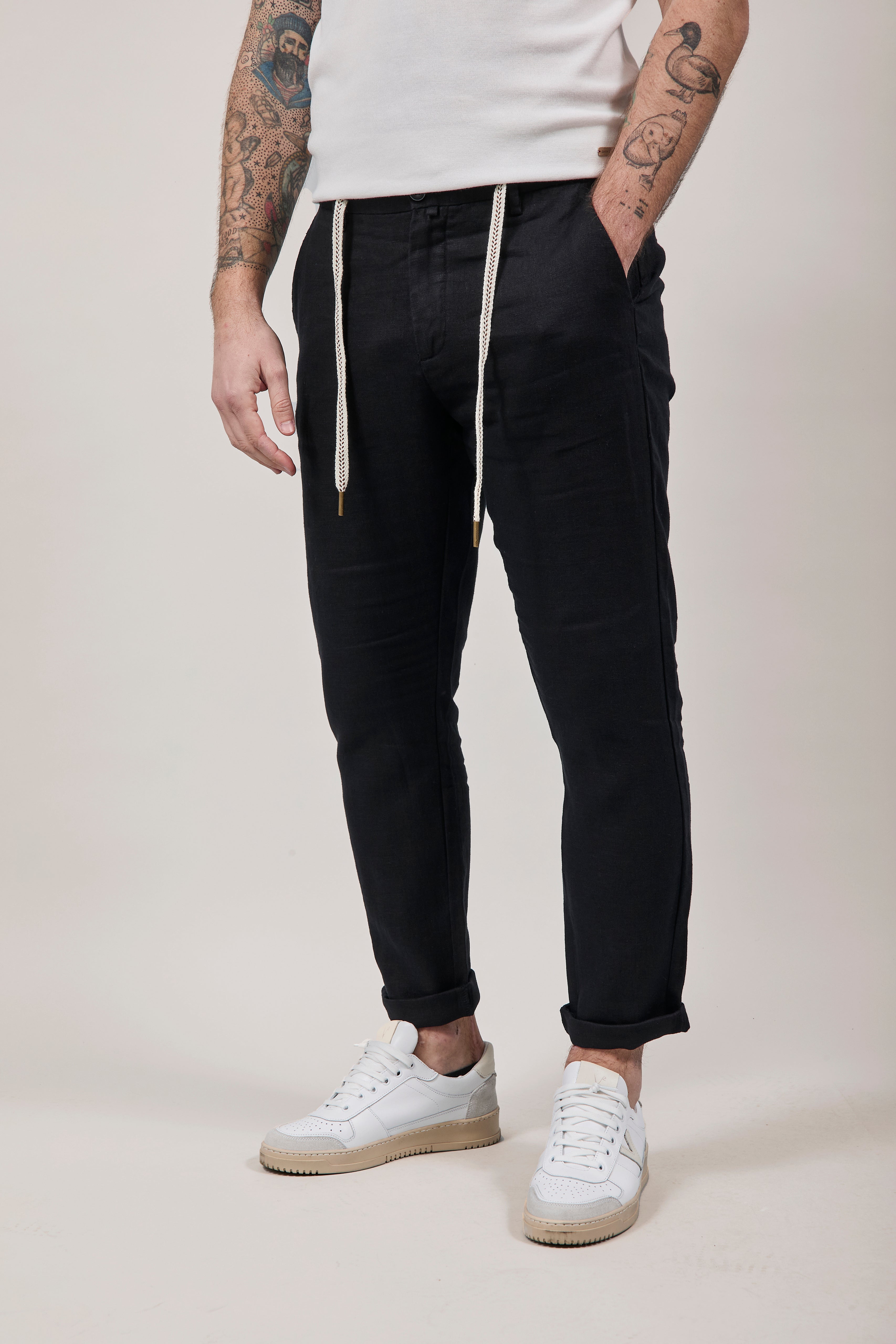 Pantalone Gianni Lupo Michigan Nero